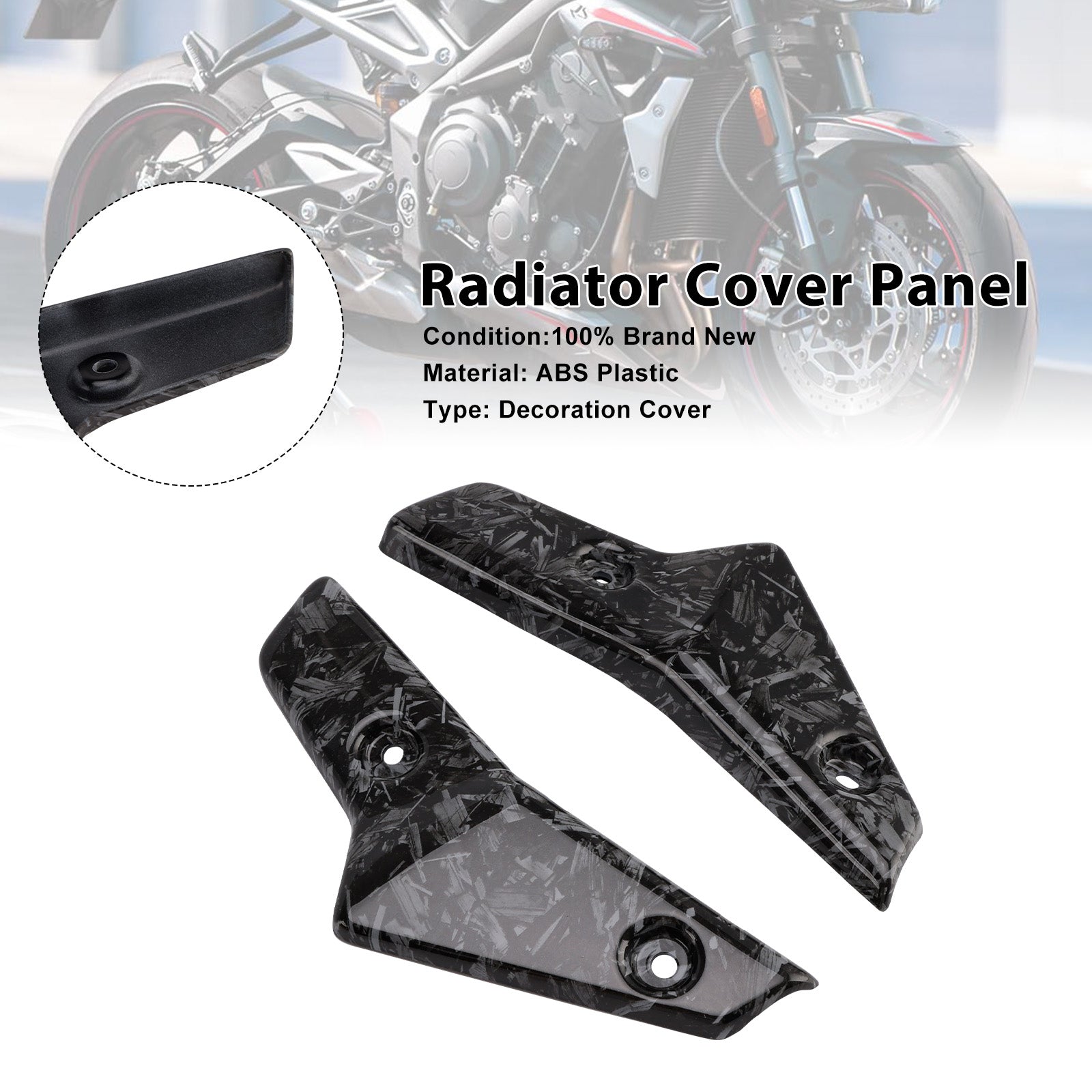 2020-2022 Street Triple 765 R/RS Kylarsidoskyddspaneler