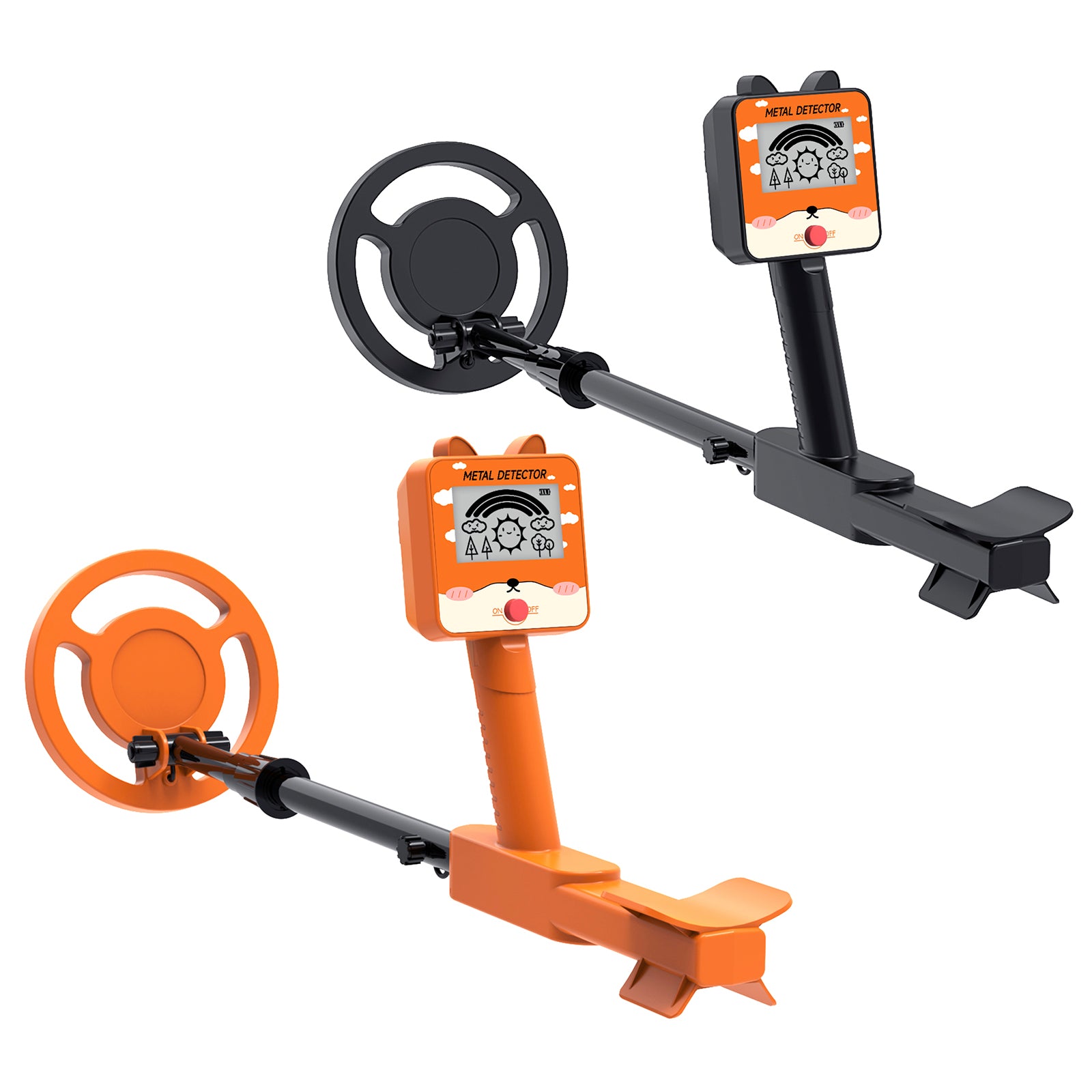 GT260 Kids Child Treasure Seeker Beginners Metaaldetector Waterdicht 6.3" Spoel