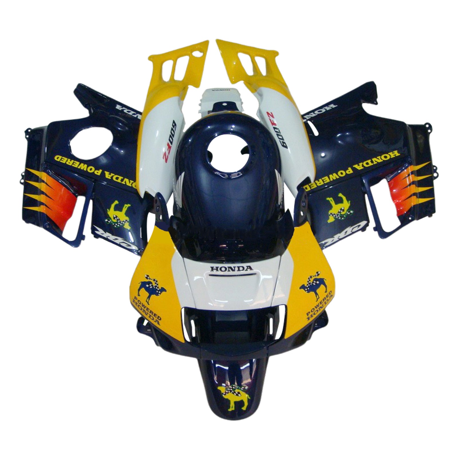 1991-1994 Honda CBR600 F2 Injeksjon Fairing Kit Bodywork Plastic Abs