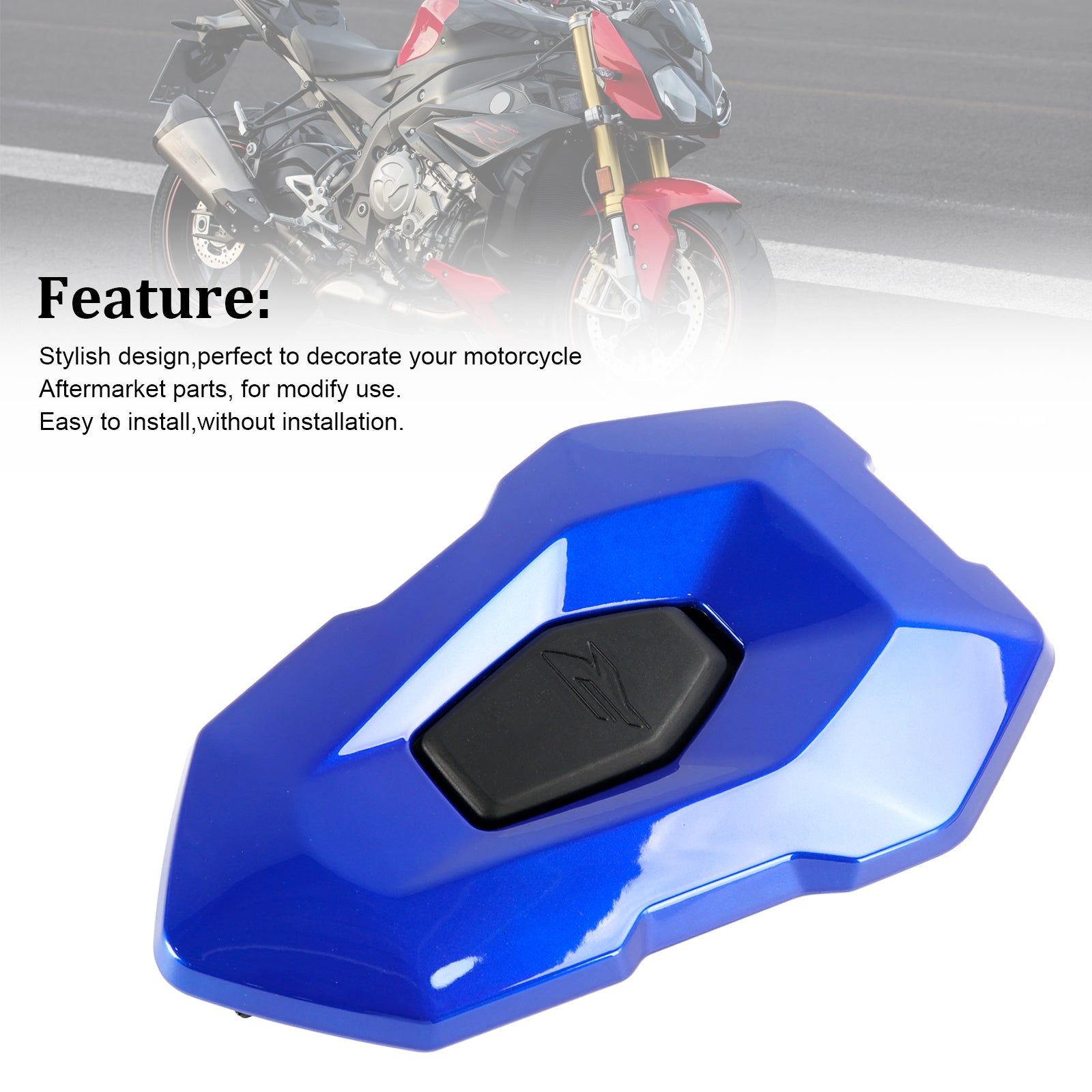 2021-2024 BMW S1000R 23-24 M1000R Couverture de siège arrière Capot de carénage