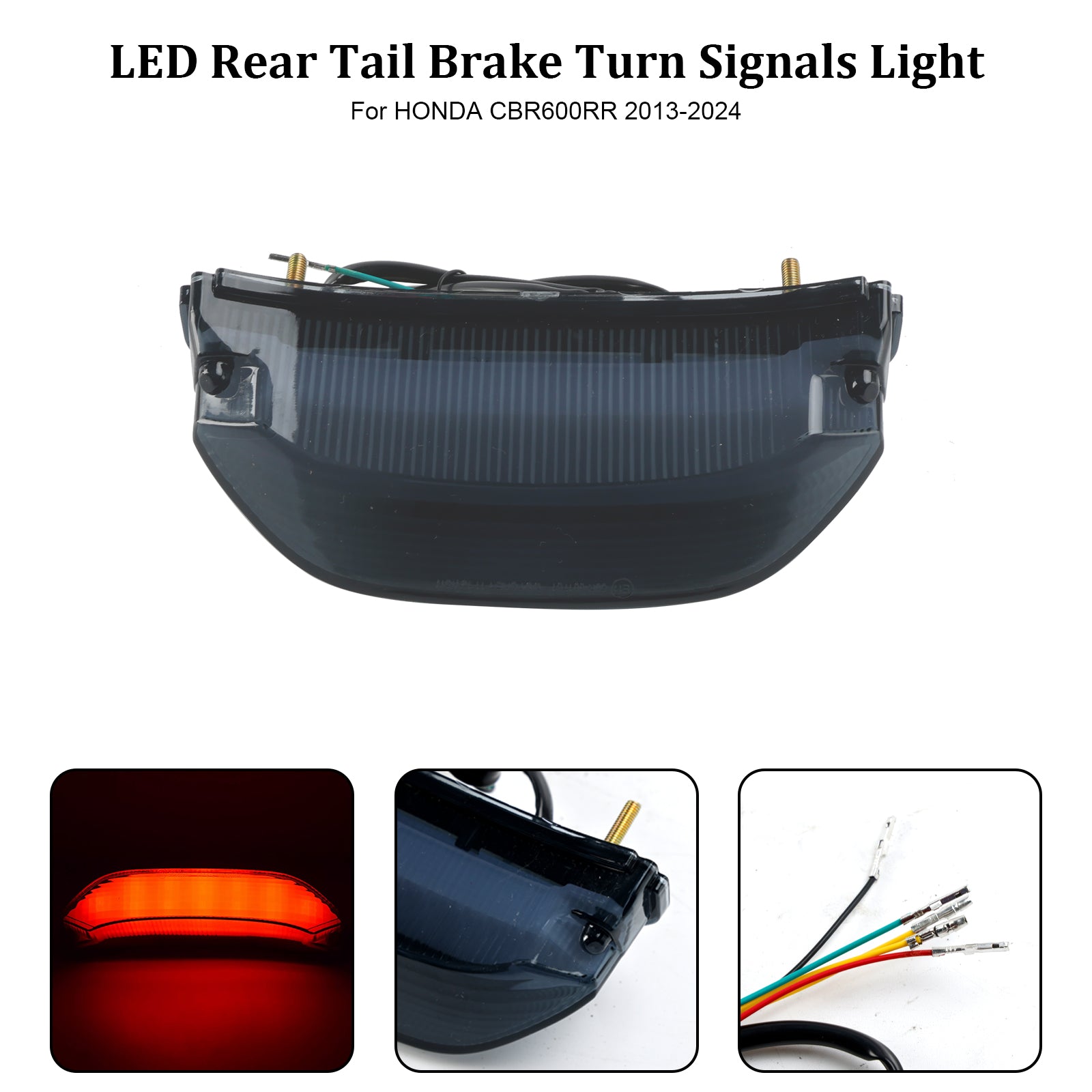 2013-2024 Honda CBR600RR LED bakhalebremsesignaler lys