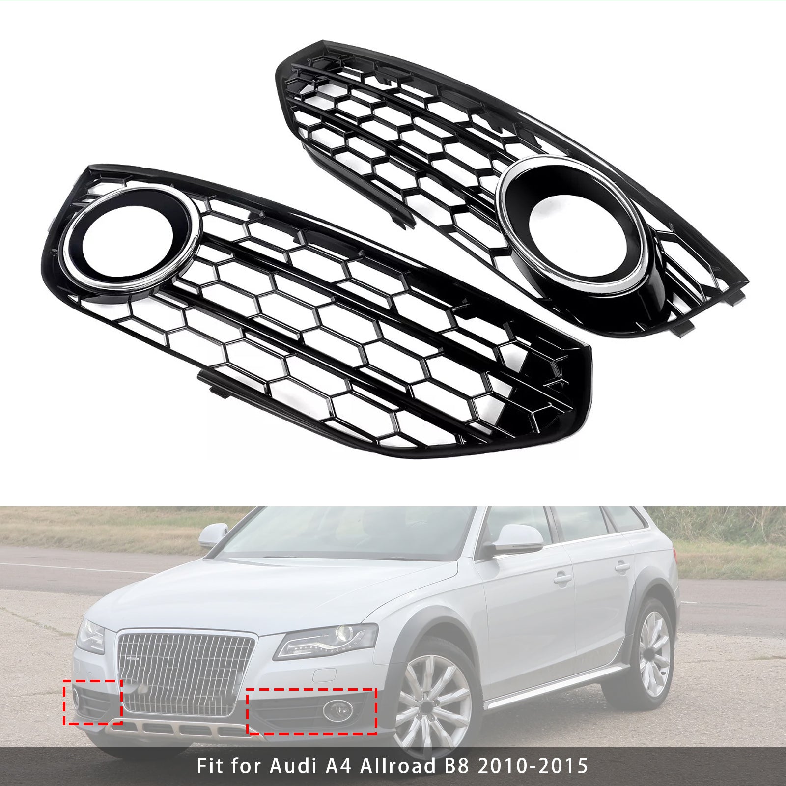 2010-2015 Audi A4 Allroad B8 Front Bumper Honeycomb nevo