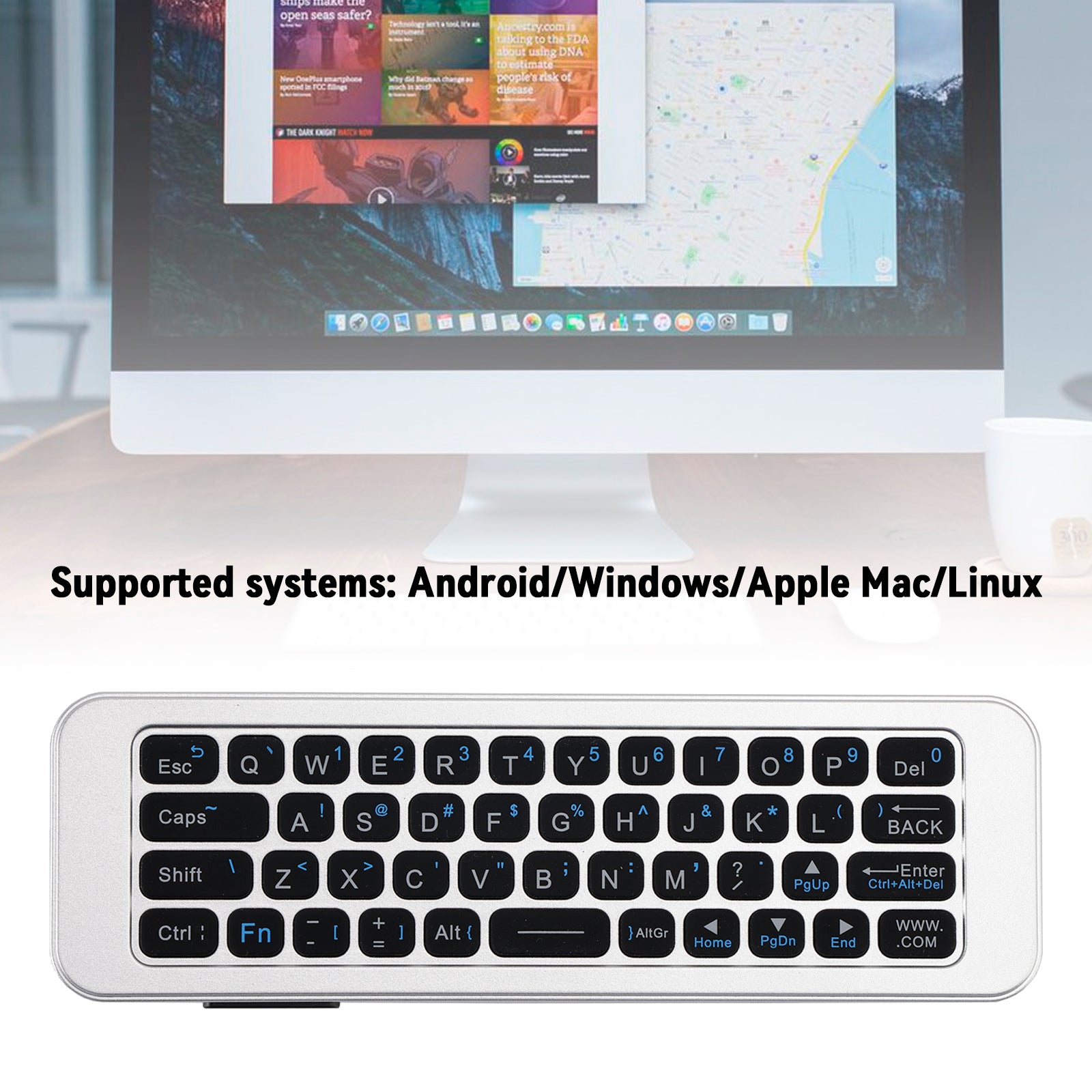 T1 Smart Voice IR aprendizaje Control remoto inalámbrico Mini teclado Control remoto