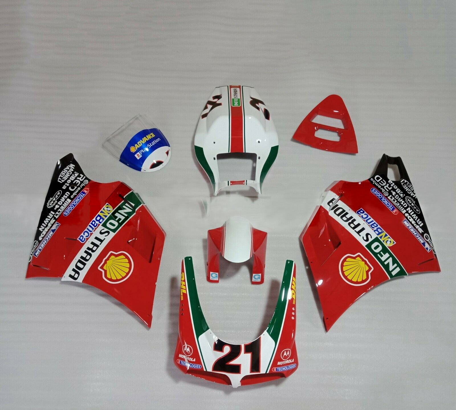 1996-2002 Ducati 996 748 916 998 Fairing Kit Bodywork ABS #103