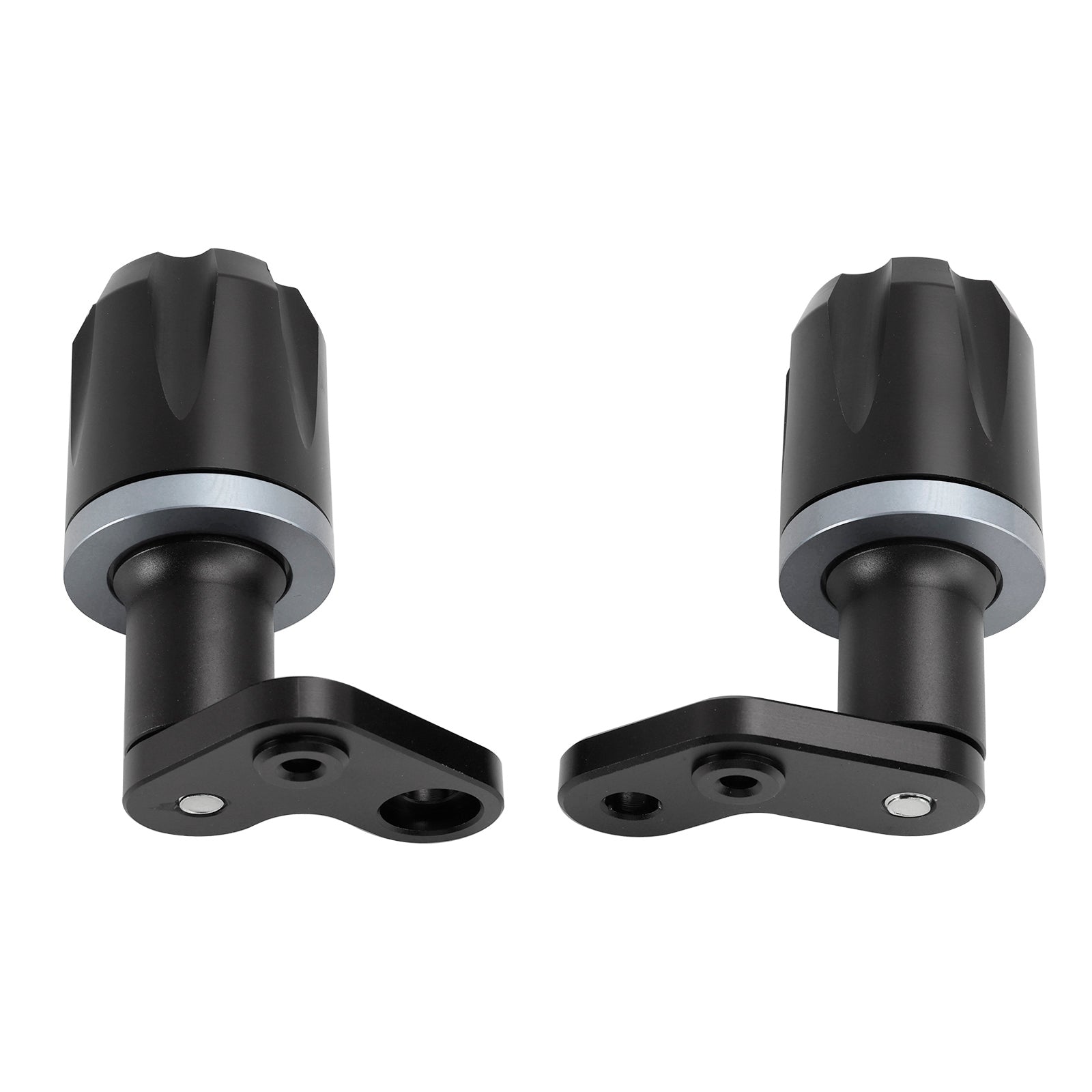 2024-2025 Kawasaki Zx-6R Zx 6R Cnc Anti-Crash Frame Sliders Protector Black Black