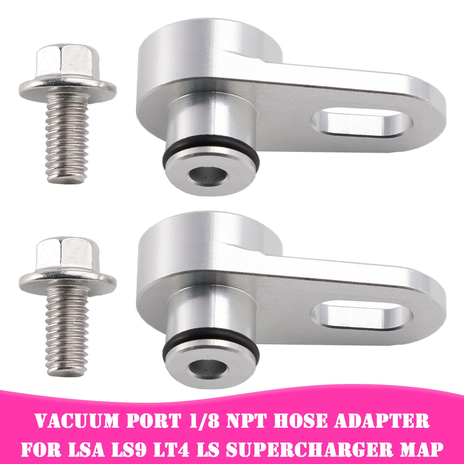 Vacuum Port 1/8 NPT Hose Adapter for LSA LS9 LT4 LS Supercharger MAP