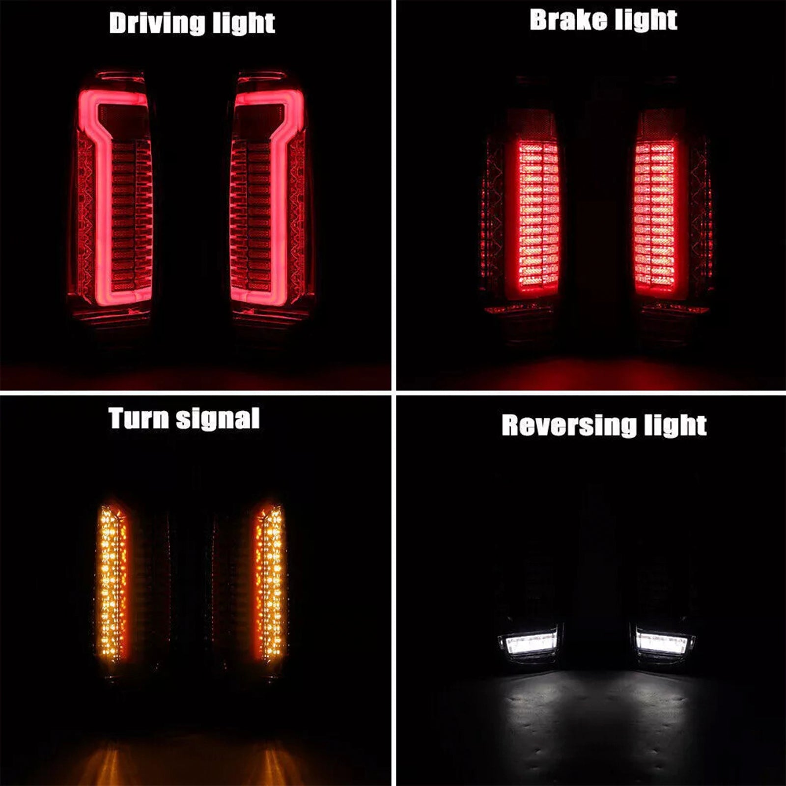 2005-2012 Nissan Navara D40 Frontier LED-achterlicht achterlicht, paar rook
