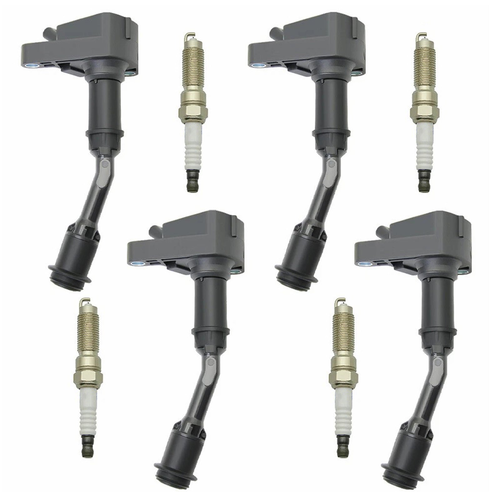 2014-2020 For Ford Fusion l4 1.5l 4X Ignition Coil + 4X Spark Plug UF735 DS7Z12029B