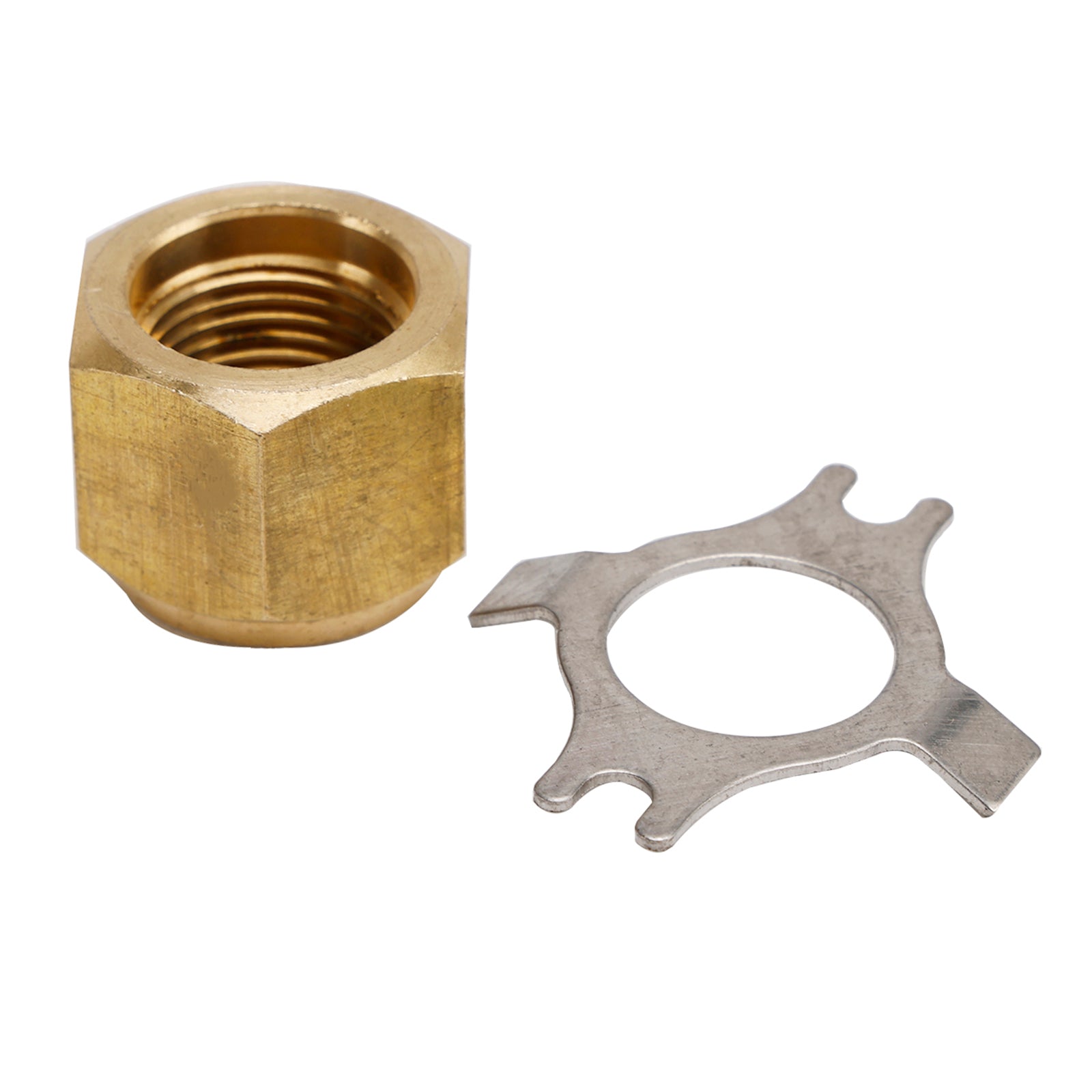 Mercury Mercruiser propellermoer met borgplaat geschikt voor 11-8M0056234