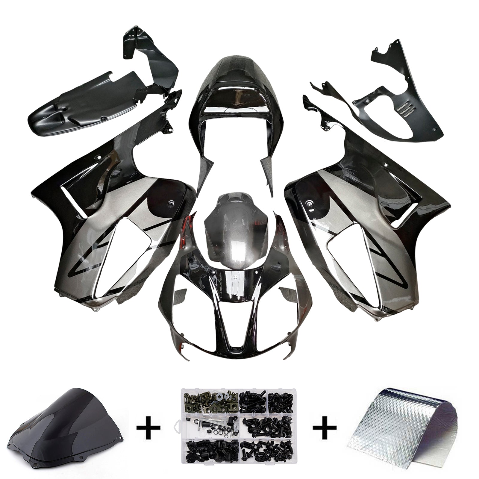 Kit de carenado de inyección carrocería plástico ABS para Honda VTR1000 RC51 2000-2006