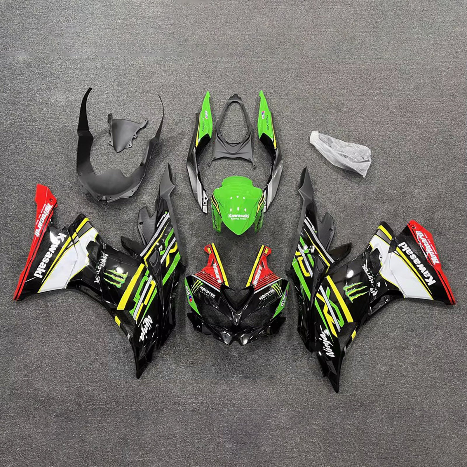 Kit carenatura iniezione adatto per Kawasaki Ninja ZX-25R ZX-4R ZX-4RR 2019-2025