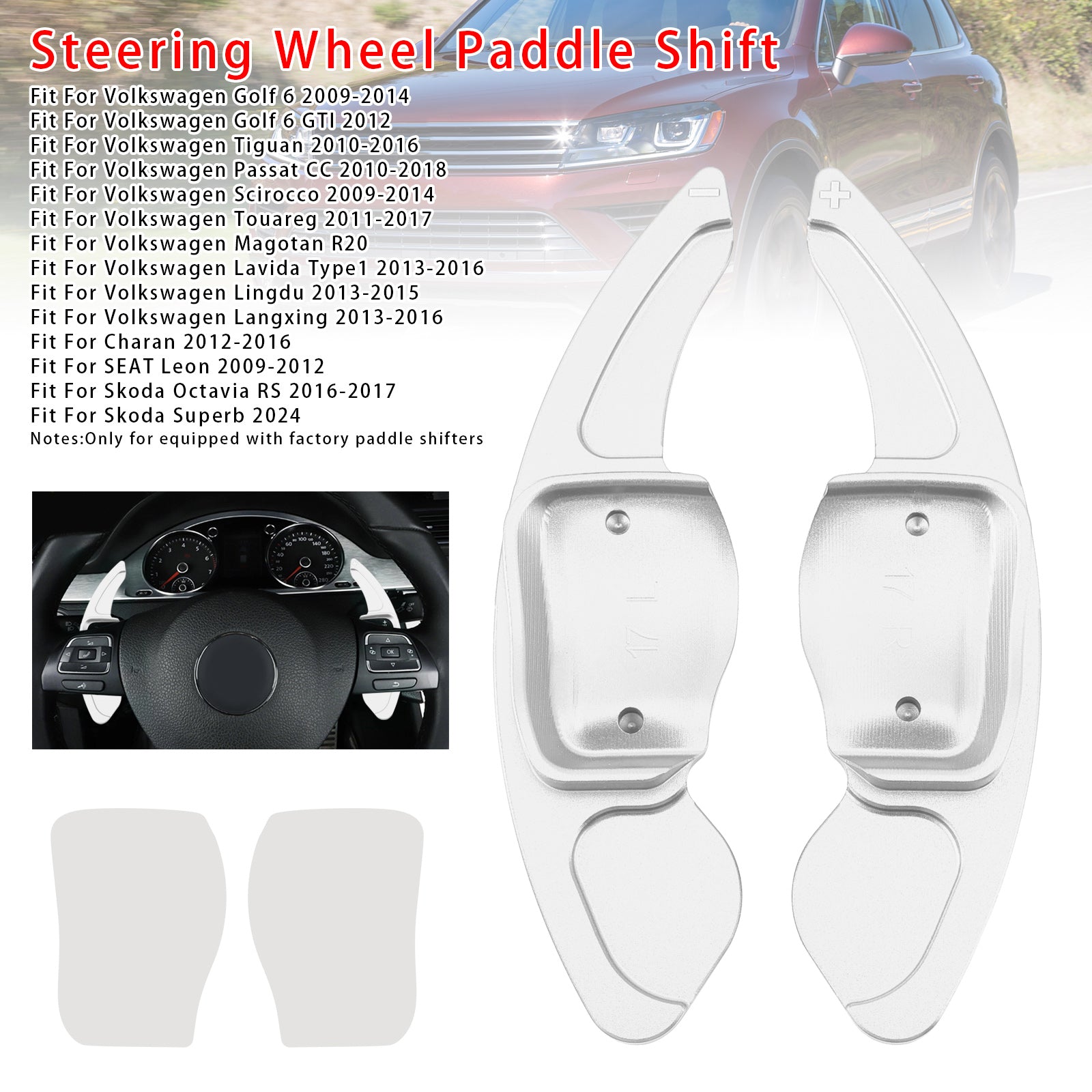 Ratthjulets skifterforlengelse for Seat VW Scirocco