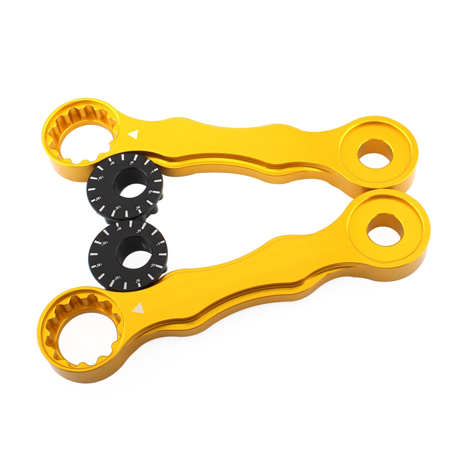 Nastaviteľná spustená súprava prepojenia pre Suzuki DRZ400/E/S/SM 00-17 RM125/200 96-00 Zlato