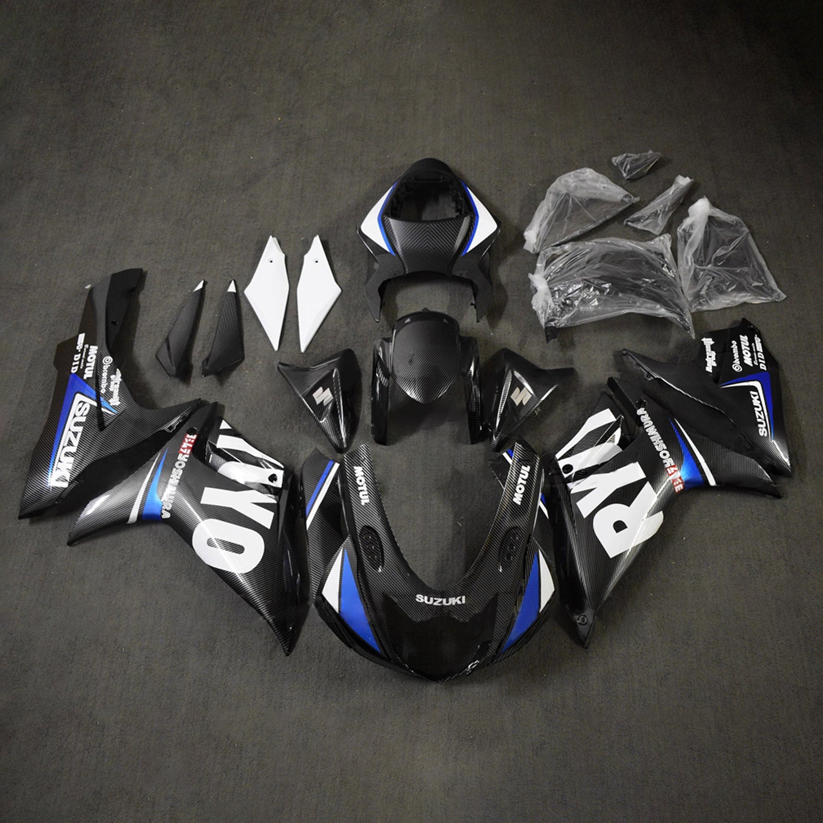 Injection Fairing Kit Bodywork Plastic ABS For Suzuki GSXR 600/750 2011-2026 K11