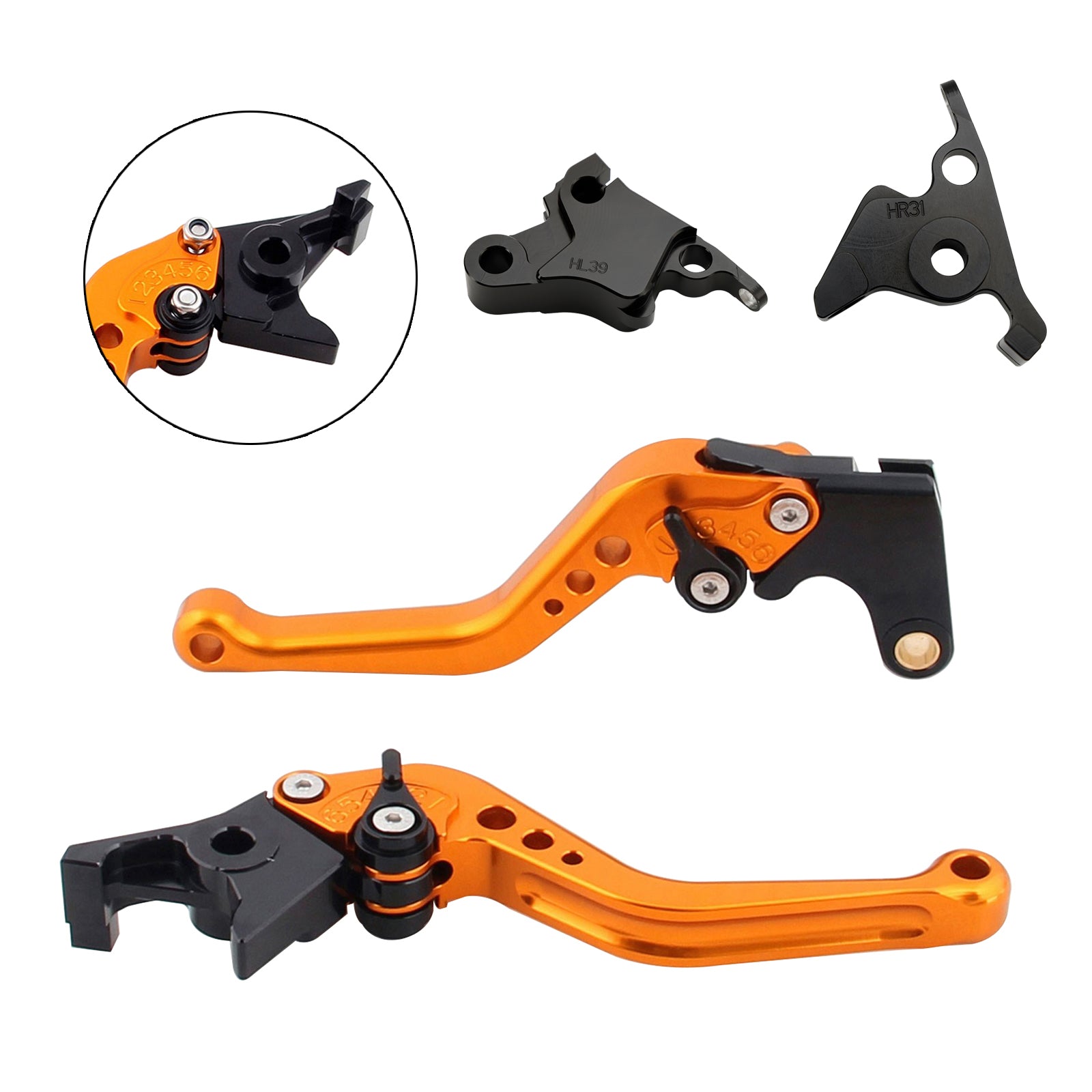 Nouveau levier de frein d'embrayage court adapté pour CFMOTO 450SS 450SR 21-23 450NK 23-24