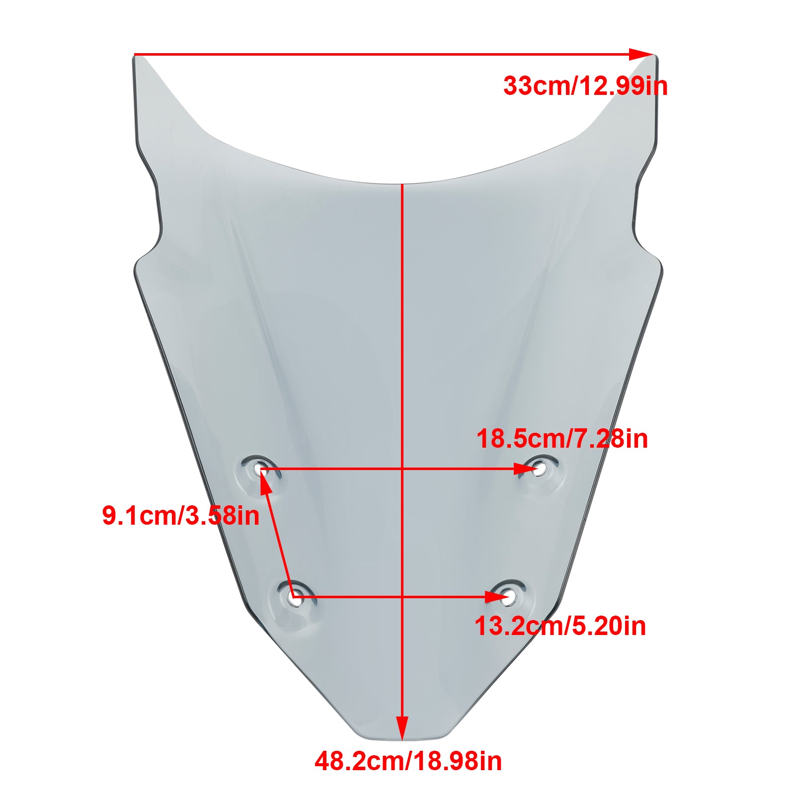 2021-2023 Suzuki GSX-S1000GT čelné sklo čelného skla