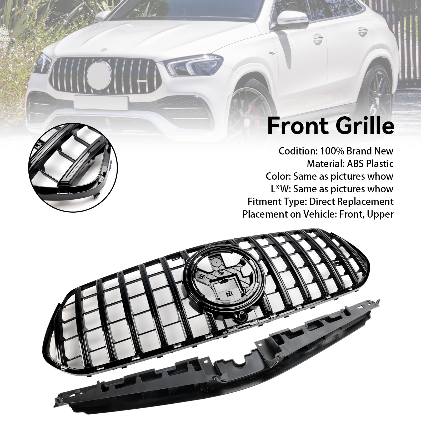 Mercedes-Benz uit 2024 W167 GLE350 GLE450 AMG-Line Voorbumper Grille