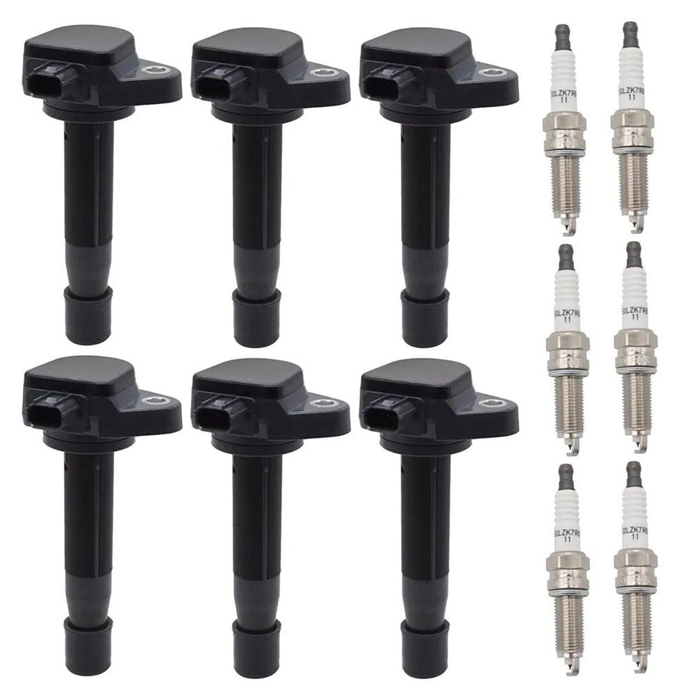 2010-2011 Honda Accord Crosstour V6 3.5L Tändspol +tändstift UF603 5C1681 6PCS