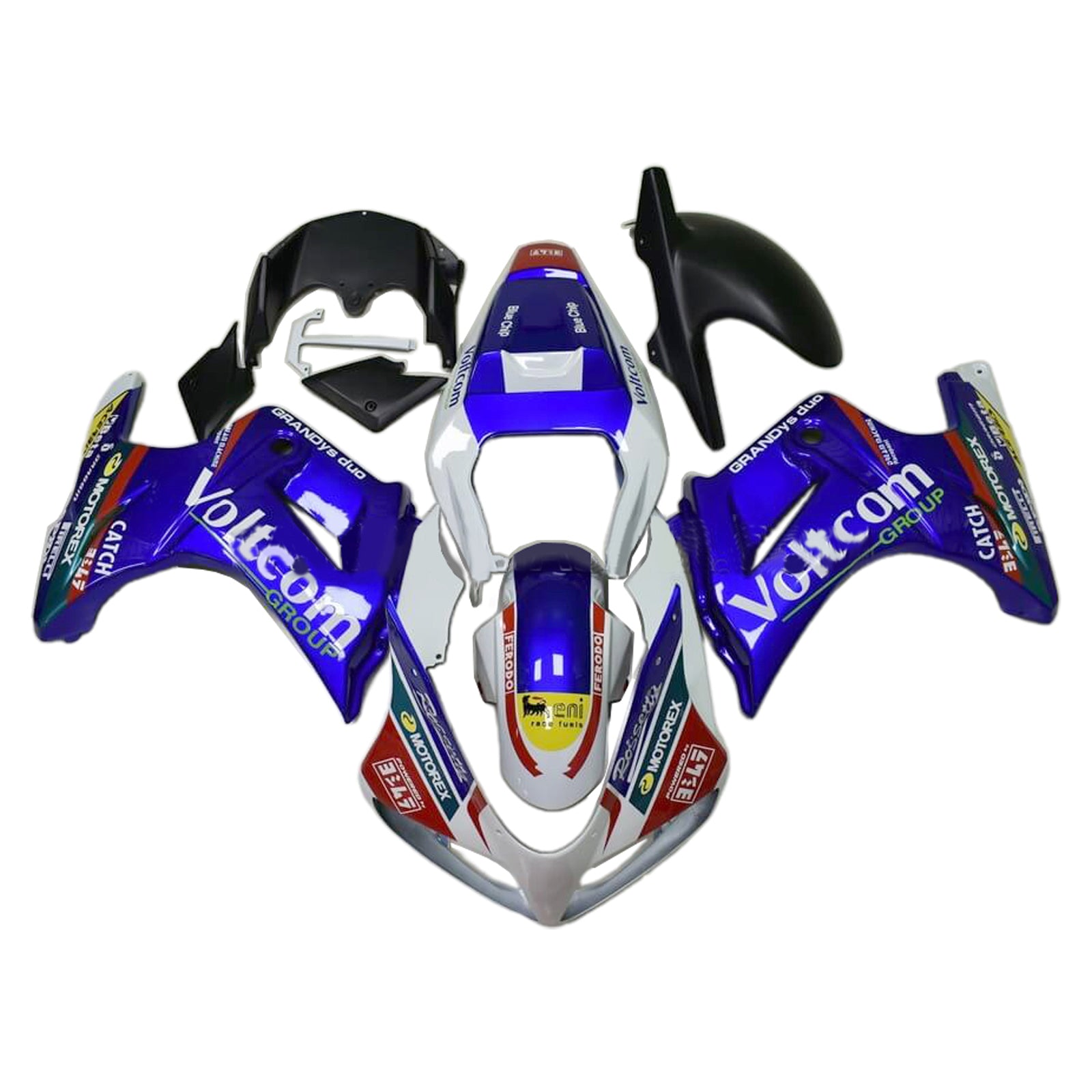 2003-2013 Suzuki SV650 Amotopart Kit de carénage d'injection carrosserie plastique ABS #101