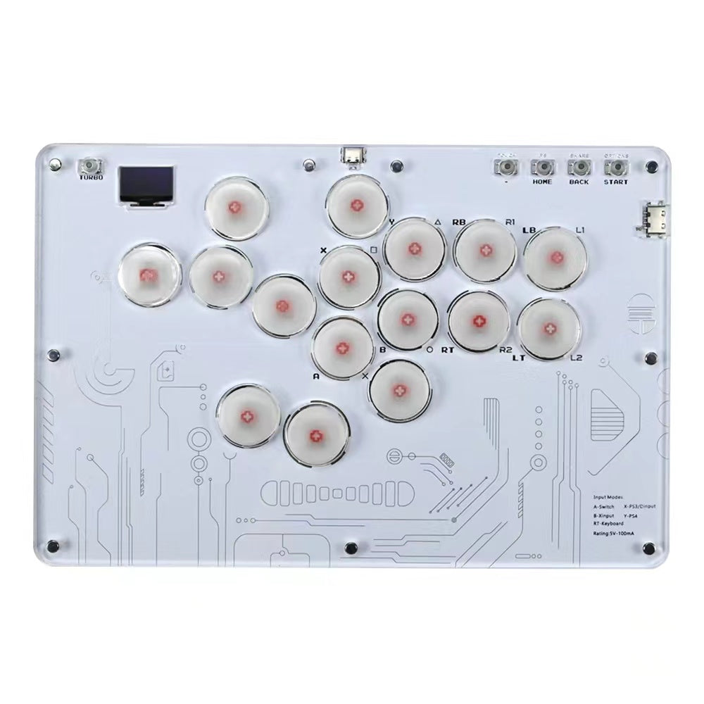 Hitbox Fighting Keyboard Hitbox Arcade Joystick Advanced Buttons Street Fighter 6 Steam Raspberry Pi klávesnica