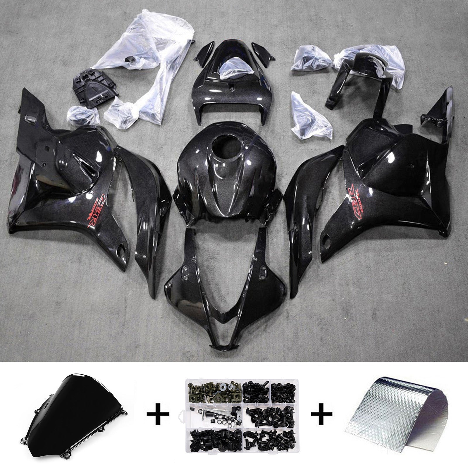 Injection Fairing Kit Bodywork Plastic ABS For Honda CBR600RR 2009-2012 F5