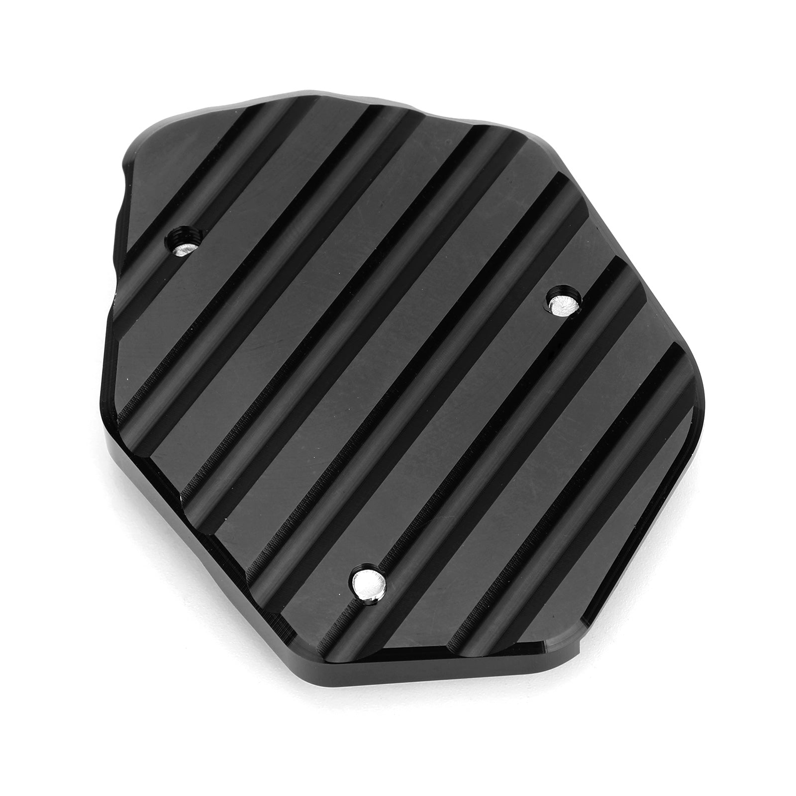 Placa ampliadora de soporte lateral para Yamaha MT-07 FZ-07, color negro