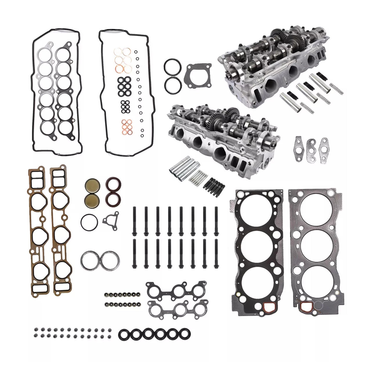 2000-2004 TOYOTA TUNDRA 3.4L 2PCS Cylinder Head & Gaskets & Bolts 11101-69136 1305362050