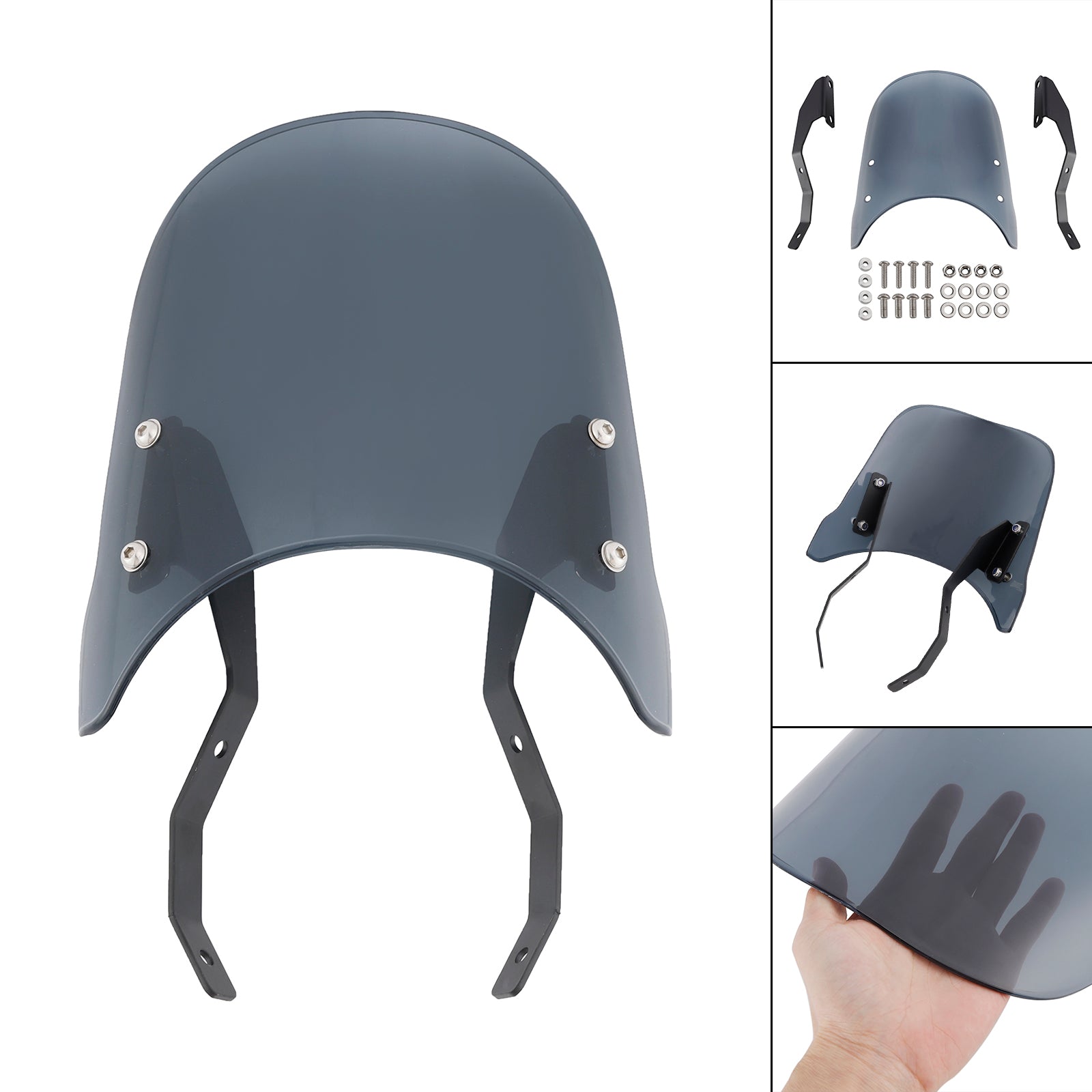 Pare-brise ajustement du pare-brise pour Honda Rebel 250 300 500 CL250 CL300 CL500 23-24