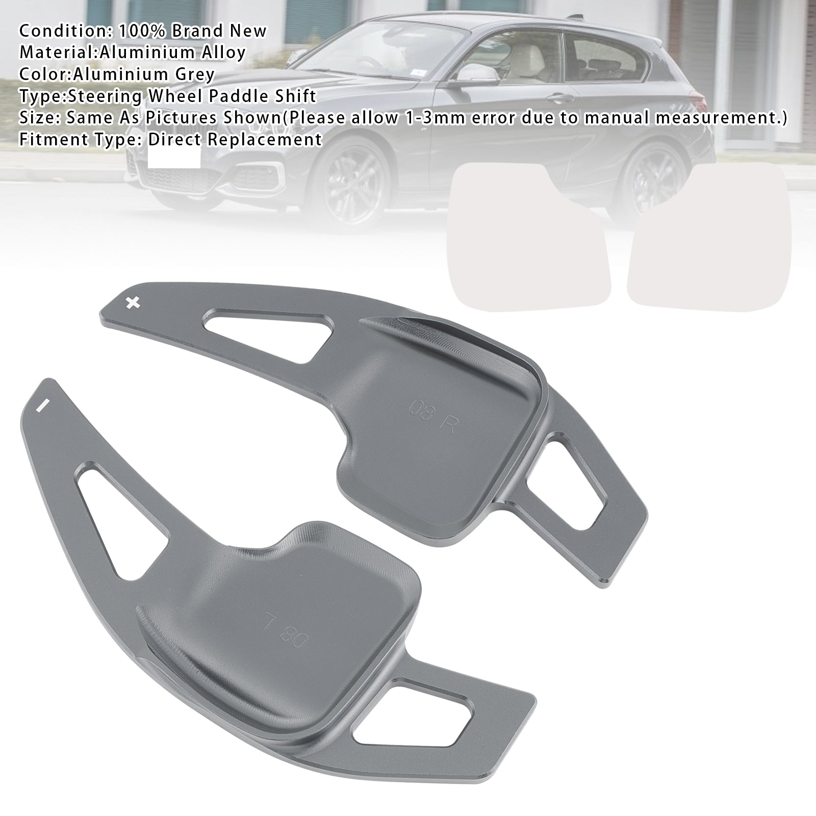 Extensiones de palanca de cambios del volante para BMW F22 F23 X1 X6