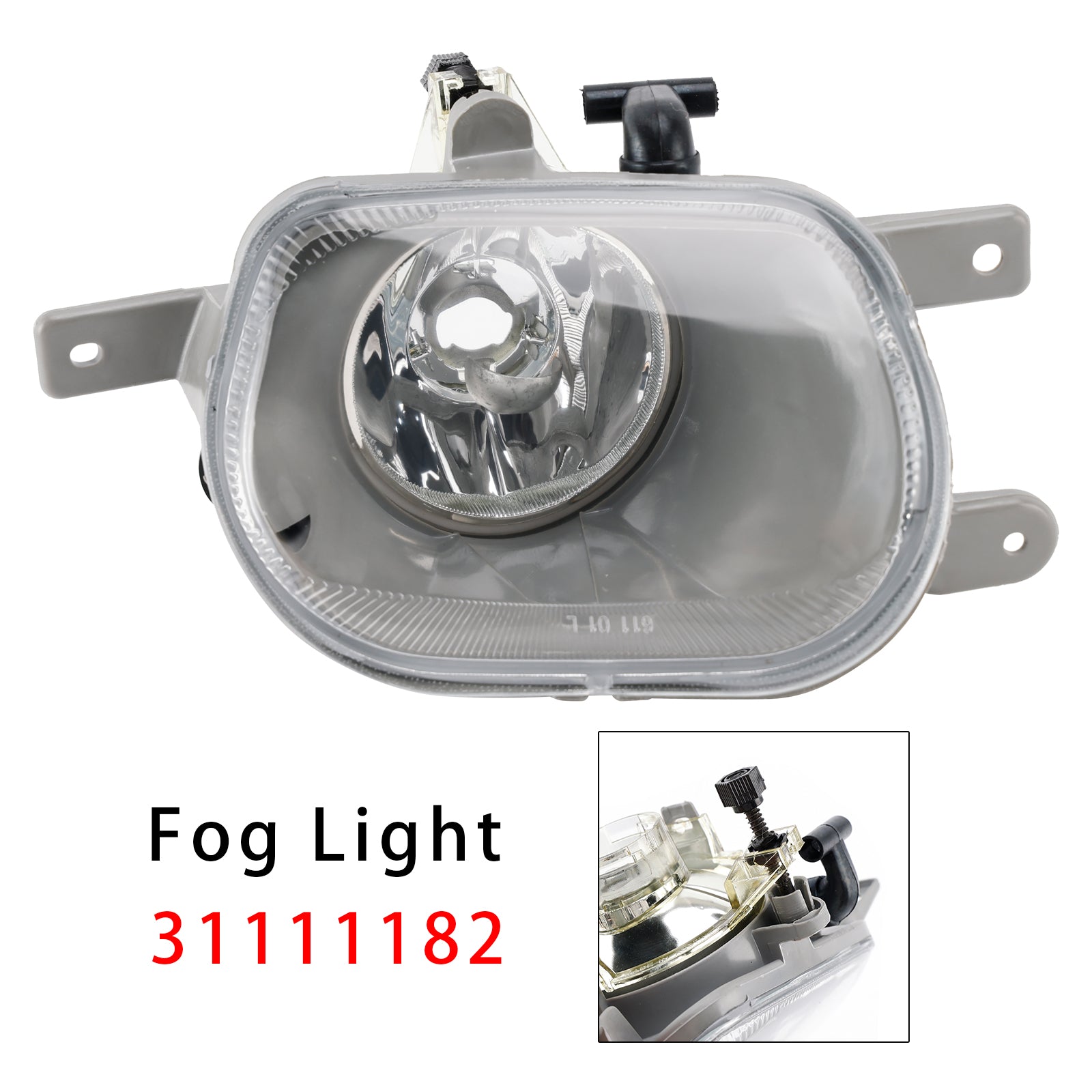 Left Front Fog Light Lamp For Volvo XC90 I 2.5L 3.2L 4.4L 03-14 31111182
