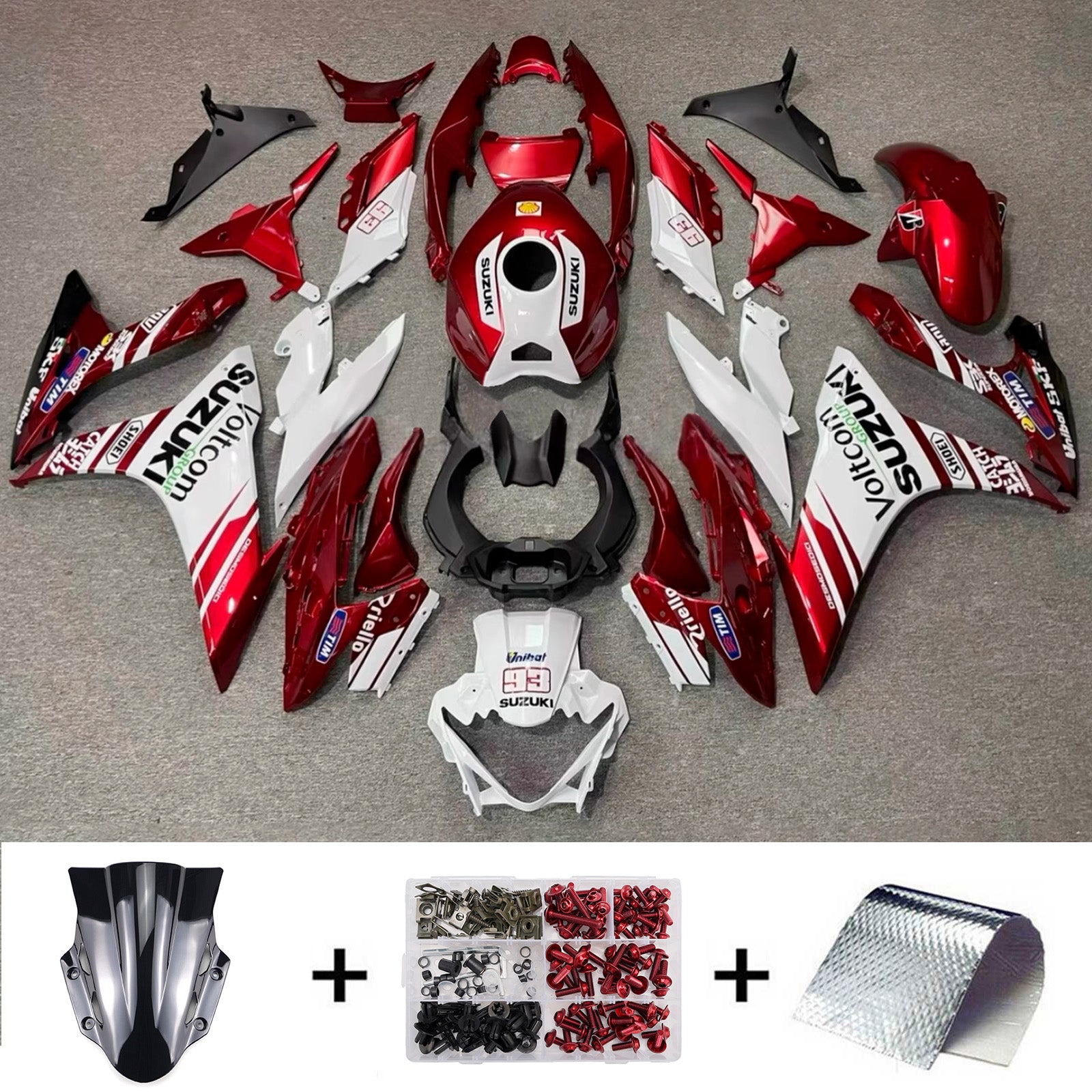 Injection Fairing Kit Bodywork Plastic ABS For Suzuki GSX250R 2017-2020