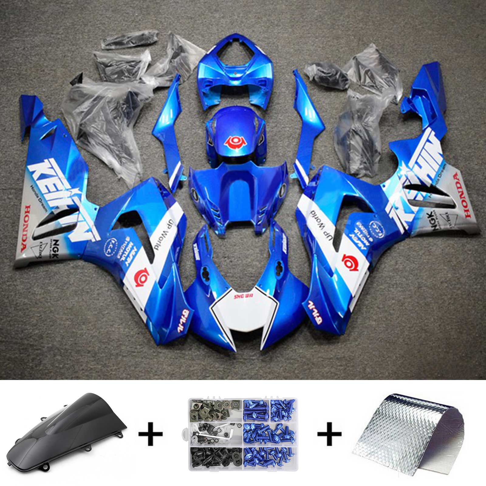 Kit de carénage d'injection carrosserie plastique ABS pour Honda CBR1000RR-R 2020-2023