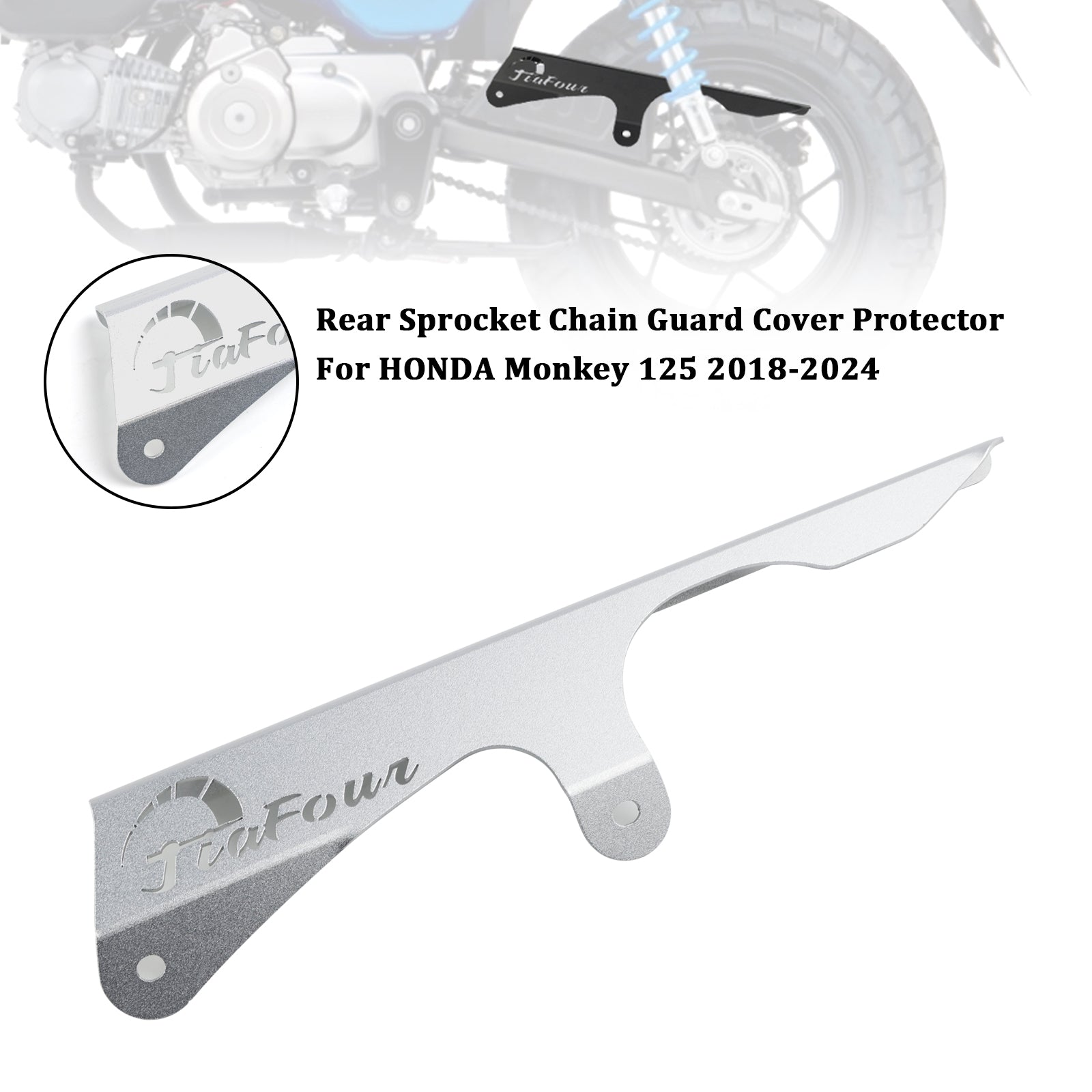 2018-2024 HONDA Monkey 125 achtertandwiel kettingbeschermer