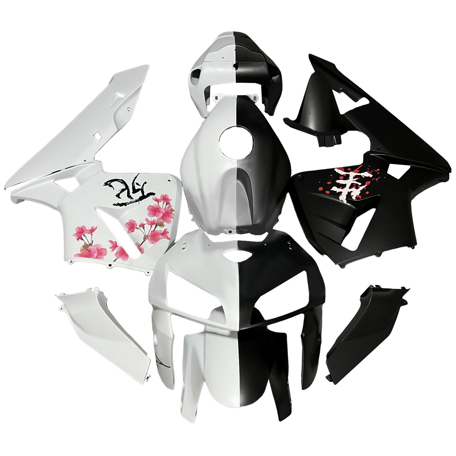 Injektionsmässa Kit Bodywork Plastic ABS för Honda CBR600RR 2005-2006 F5