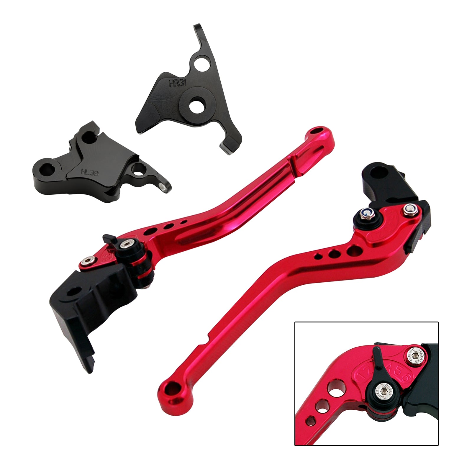 Palanca de freno de embrague larga apta para CFMOTO 450SS 450SR 21-23 450NK 23-24