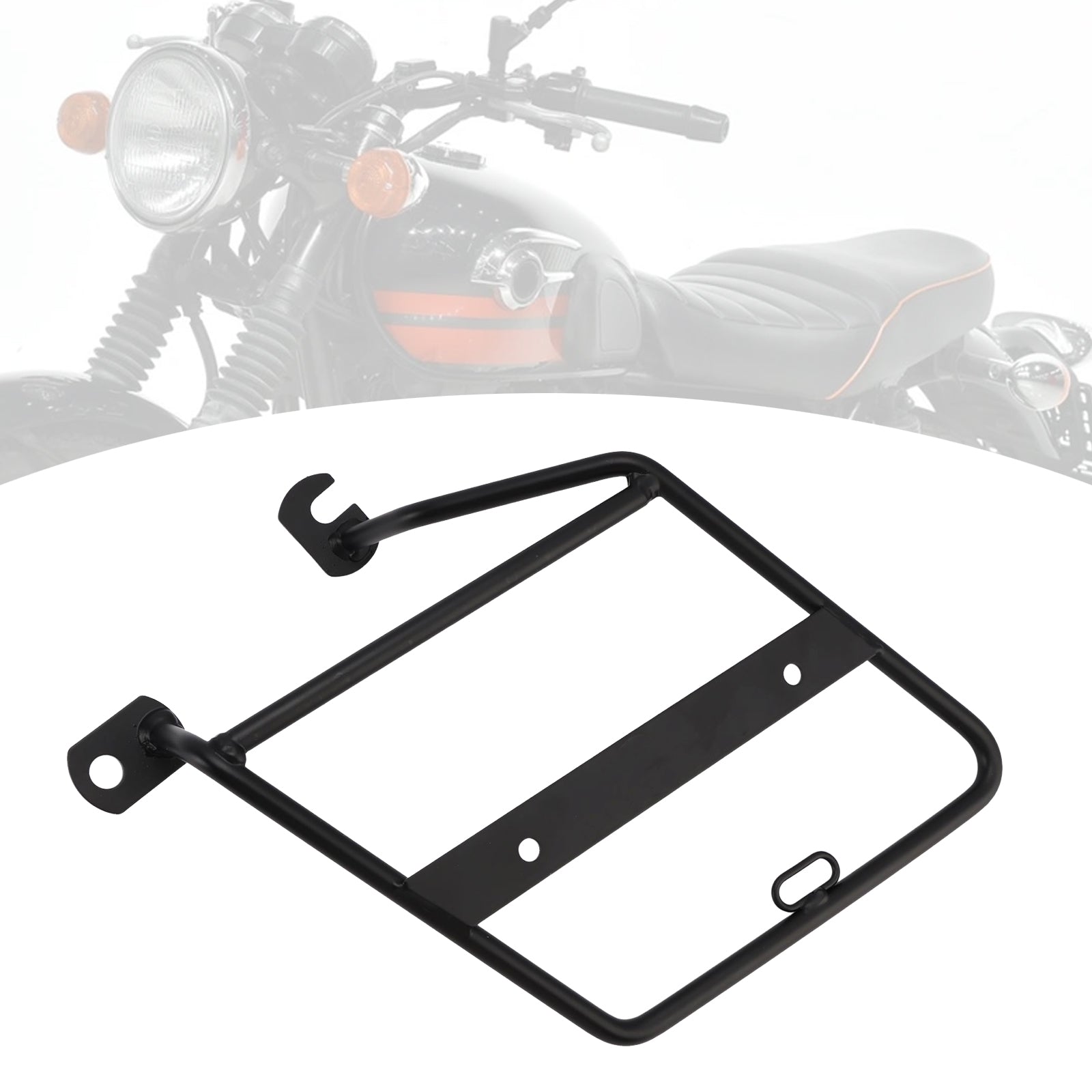 Luggage Rack Side Saddle Bag Mount Bracket For Kawasaki W800 2011-2025 24 Right