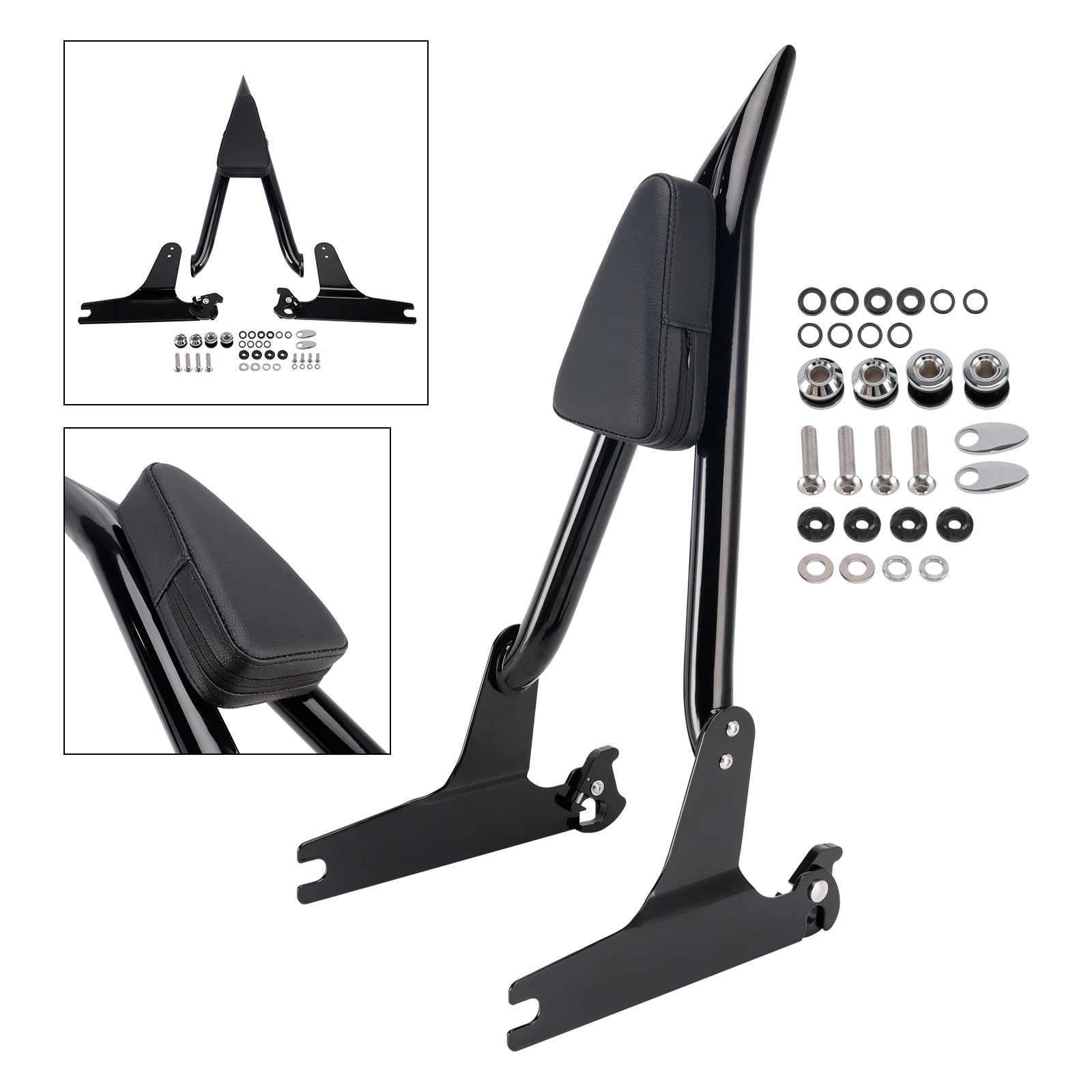 Respaldo de barra Sissy para pasajero Dyna FXDB Low Rider FXDL FXDLS 2006-2017