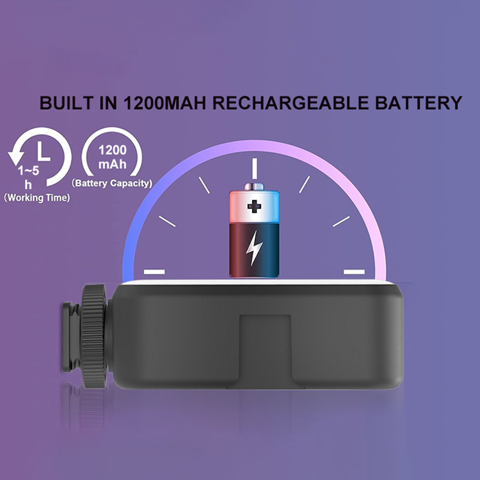 T64 RGB LED-videolicht Invullicht Videofotografie Full-Color Led-invullicht
