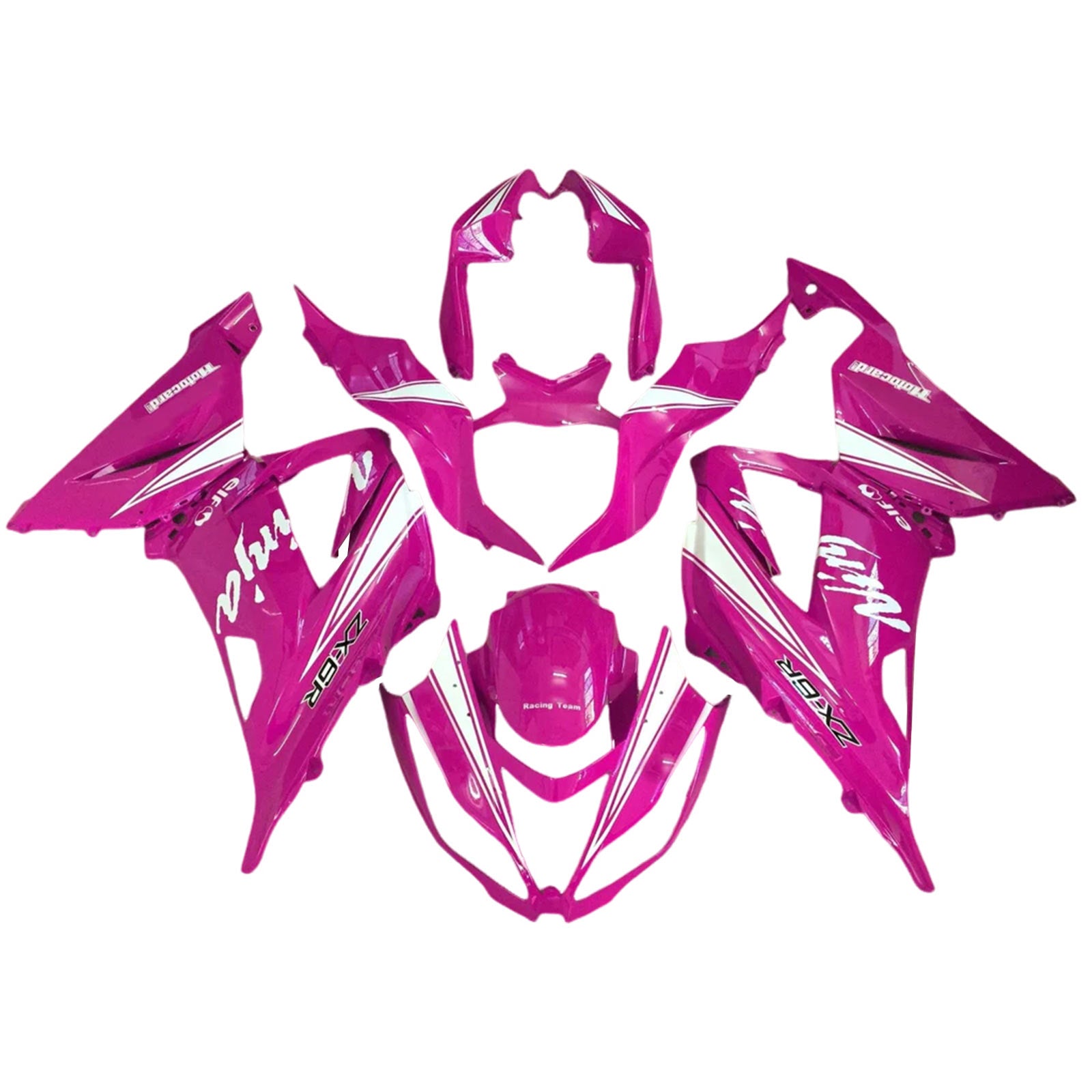 2013-2018 KAWASAKI ZX6R 636 Injektionsmässa Kit Bodywork Plastic ABS