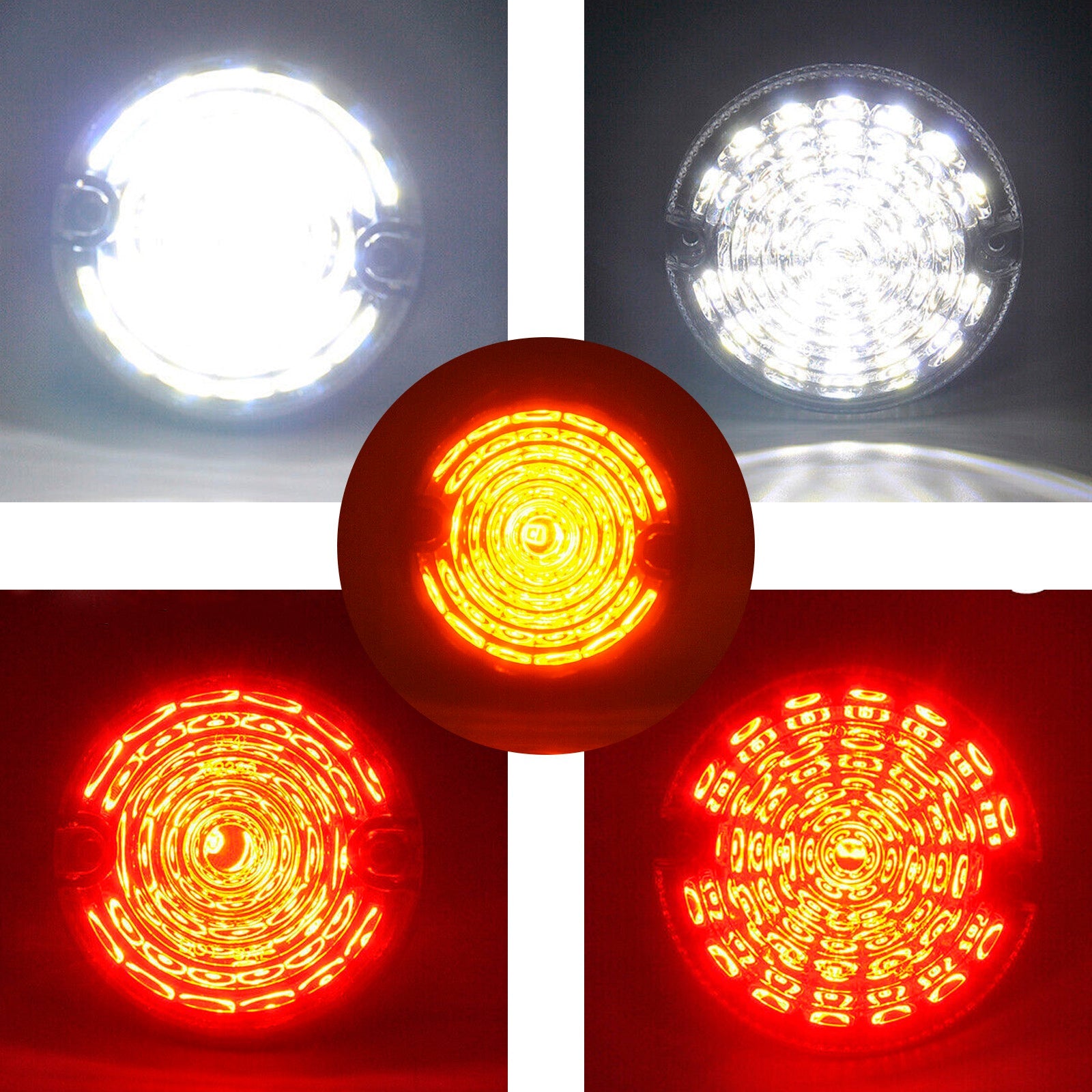 1990-2016 Land Rover Defender Defender 90/110 Rook LED DRL Rijden Daytime Fog Achterlichten Kit 10 STKS