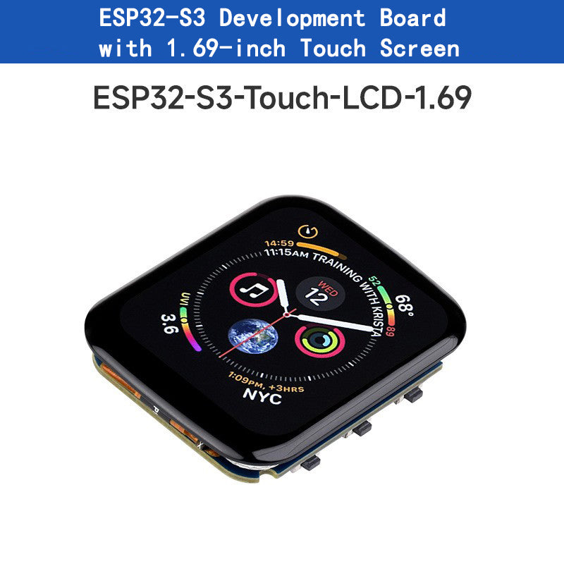 Carte de développement d'écran tactile ESP32-S3 pouces 1.69, processeur 240MHz WIFI Bluetooth