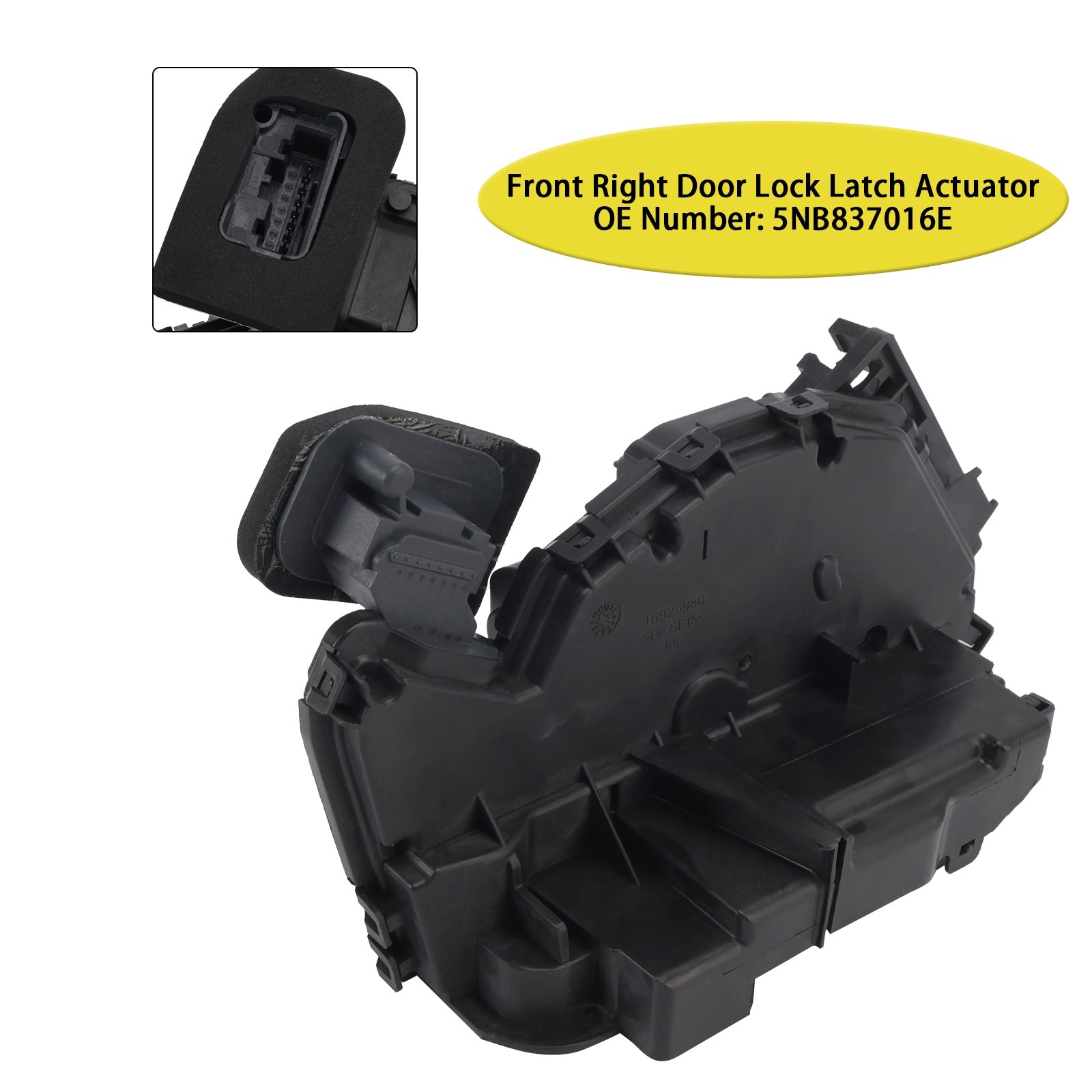 Front Right Door Lock Latch Actuator 5NB837016E For VW Golf 7 Audi Skoda
