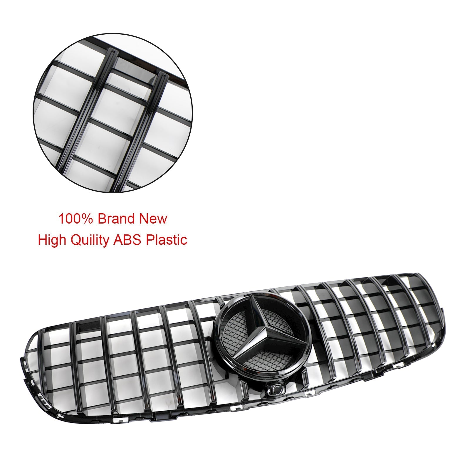 2015 2016 2017 2018 2019 GLC X253 C253 Mercedes Benz front bumper grille grill glans zwart