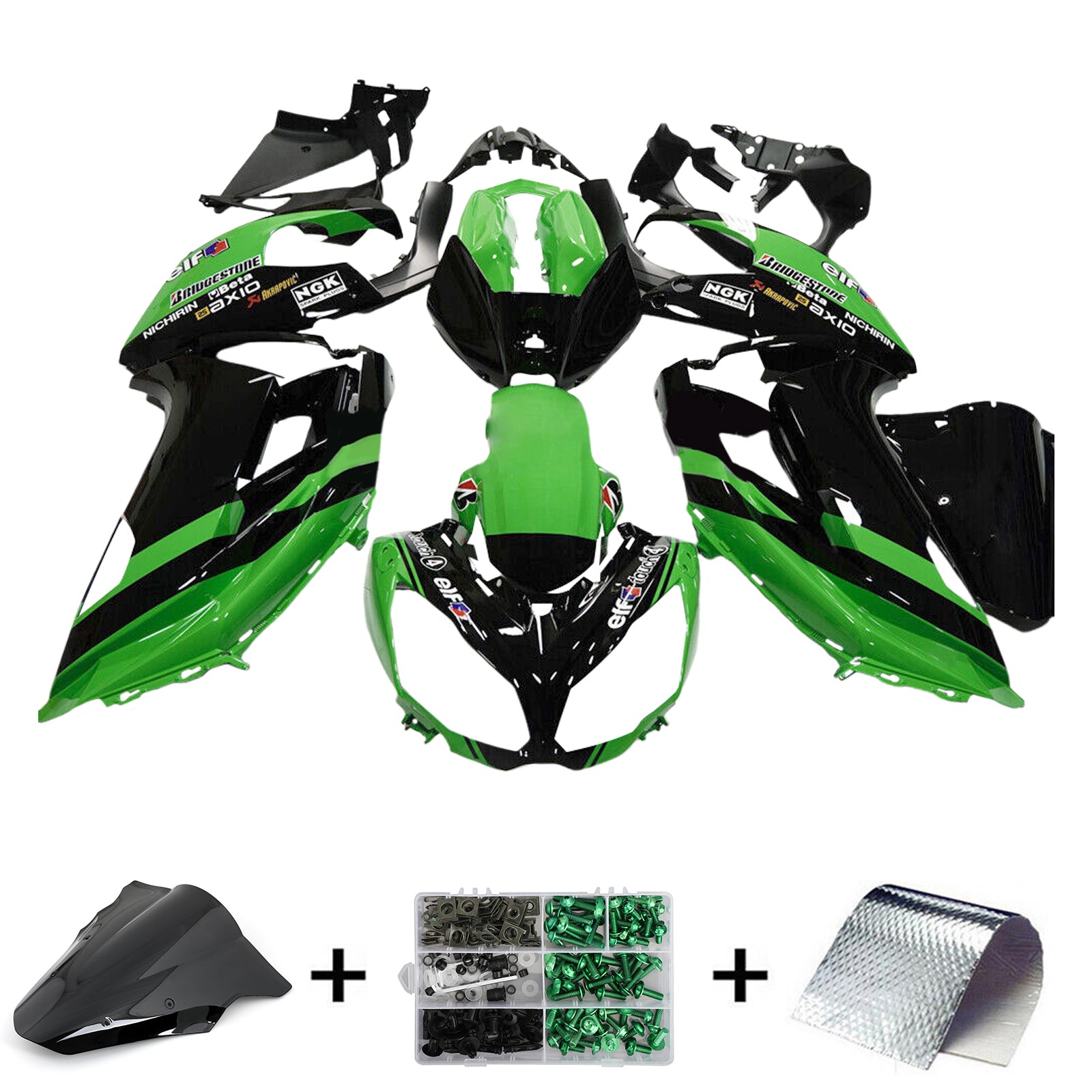 2012-2016 KAWASAKI ER6F/NINJA650 INJEKTION FAIRING KIT BODYWORK ABS