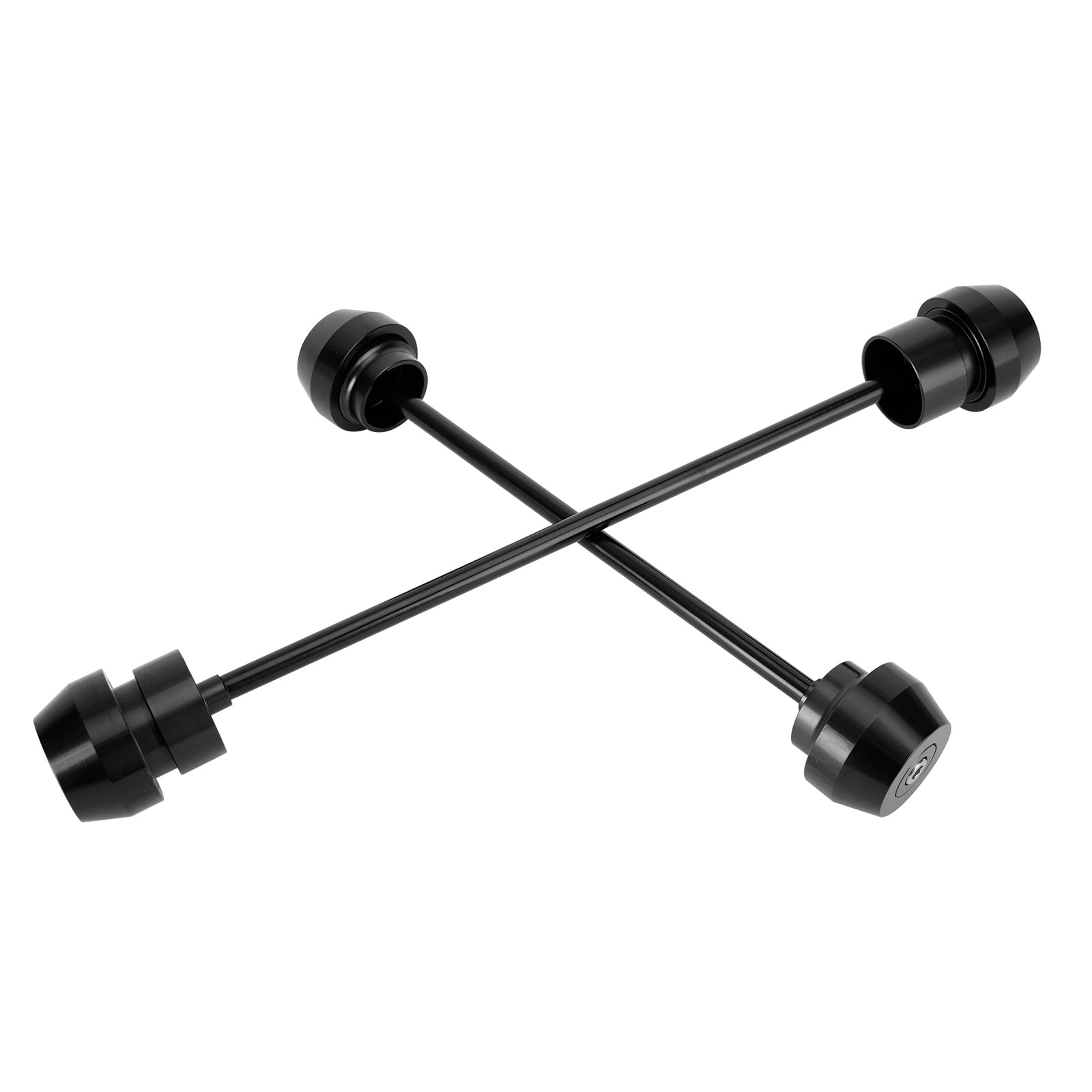 Protector de rueda deslizante de eje delantero trasero Cnc negro apto para Yamaha Yzf-R7 21-23 22