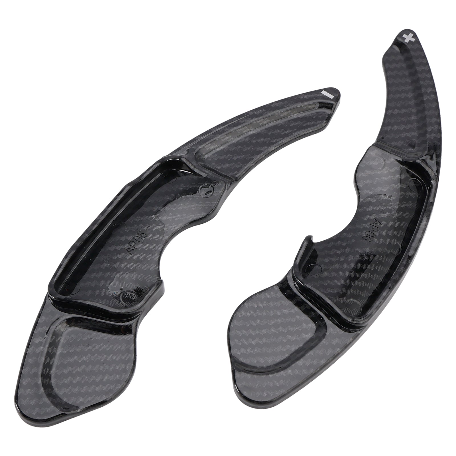 Capas de extensão de shifter de roda de carbono com look de carbono