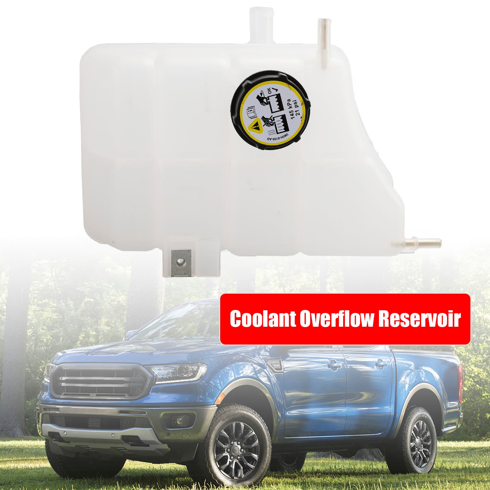 2011-2015 Mazda BT-50 Fit Ford Ranger PXCoolant Overflow Bottle Tank
