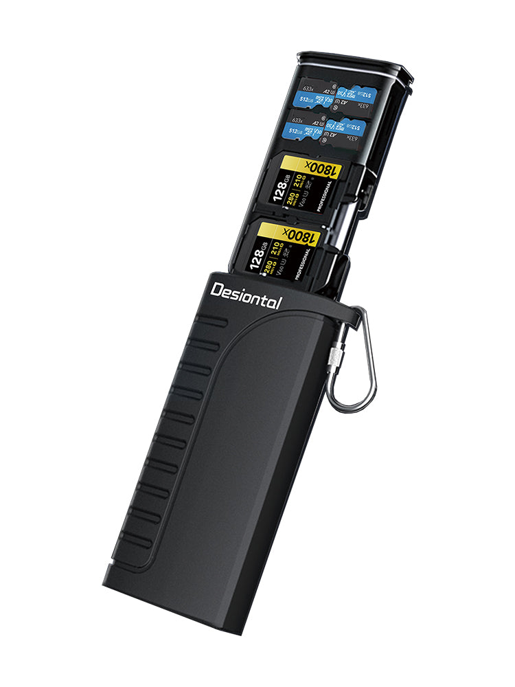 2 i 1 høyhastighets leser flash-kortboks fotooverføring lagring vanntett