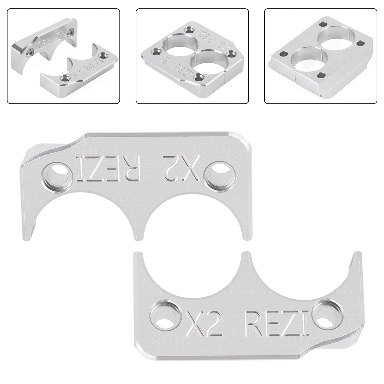Cuerpo & Abrazadera de impacto/bloque de tornillo de banco Rezi para Fox Float X2 2021 (número 803-00-969/803-01-545)