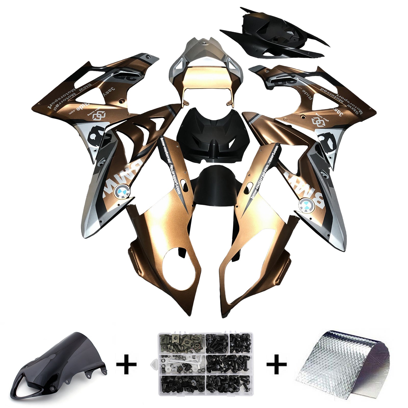 2009-2014 BMW S1000RR vstrekovacia kapotaová súprava Kodework plast ABS